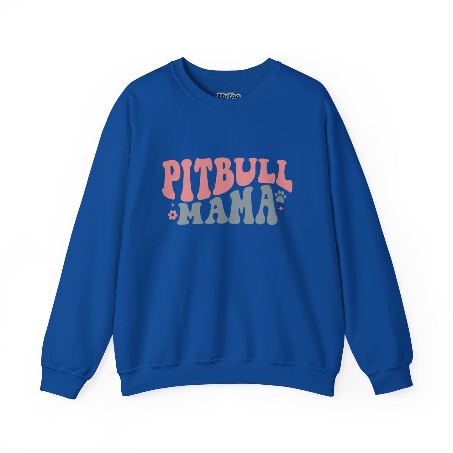 Pitbull Mama Crewneck Sweatshirt | Perfect Gift for Dog Mom