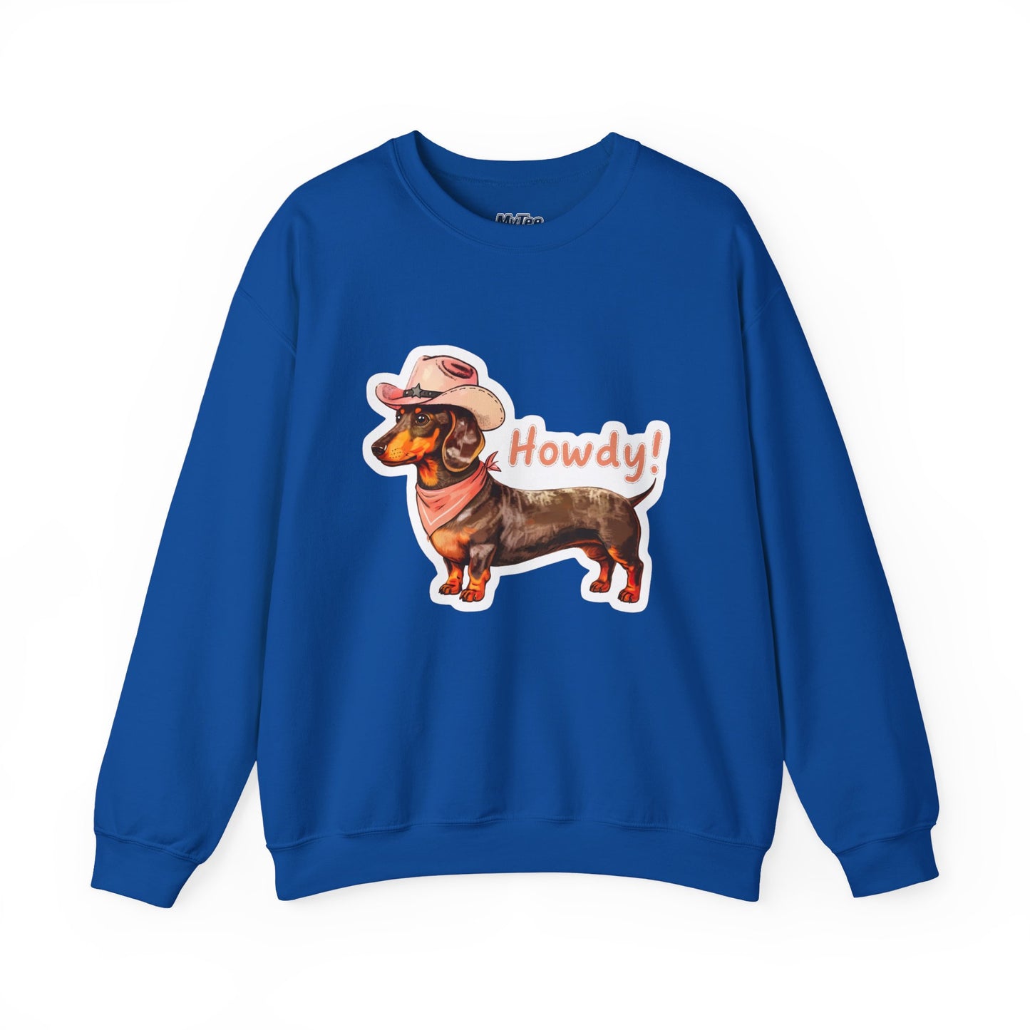 Dachshund Howdy Unisex Sweatshirt – Cozy Western Pup Pullover