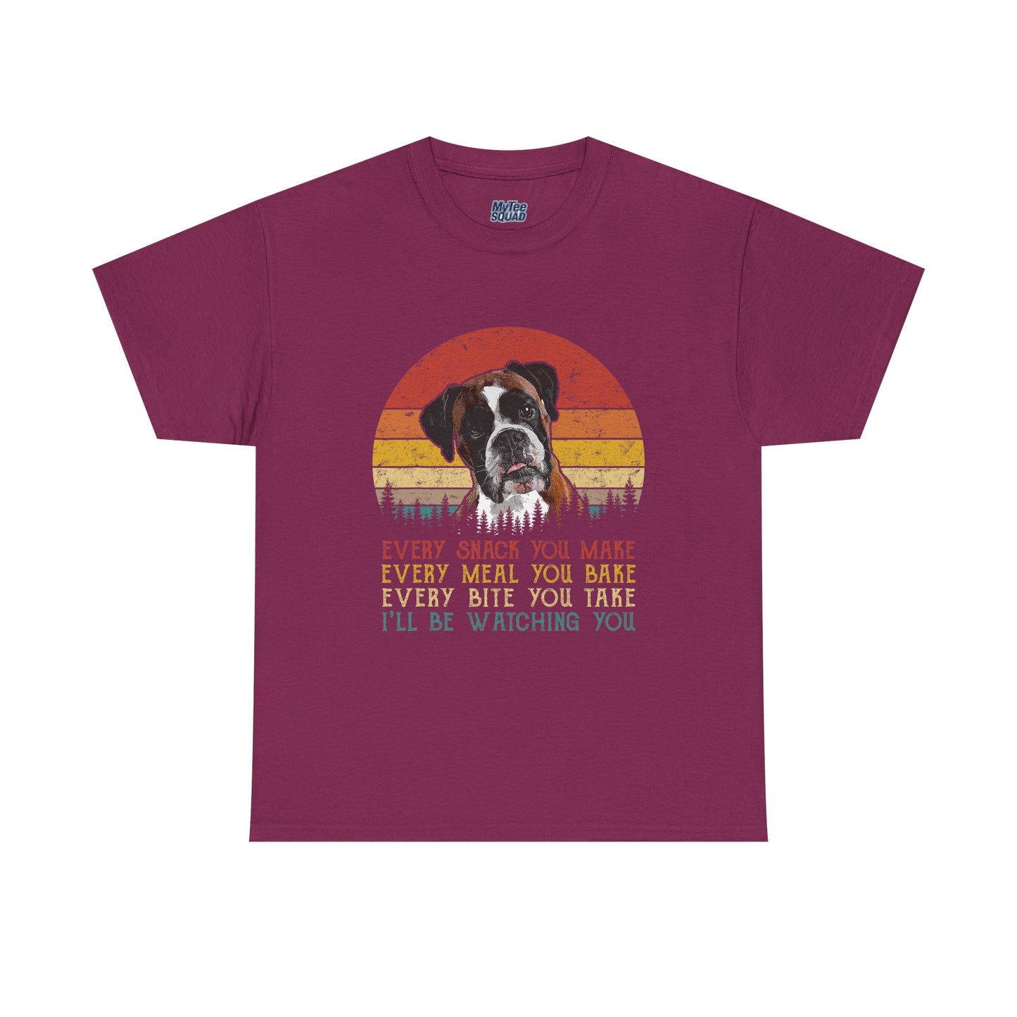 Every Snack You Make Retro Dog Lover - Cotton T-Shirt