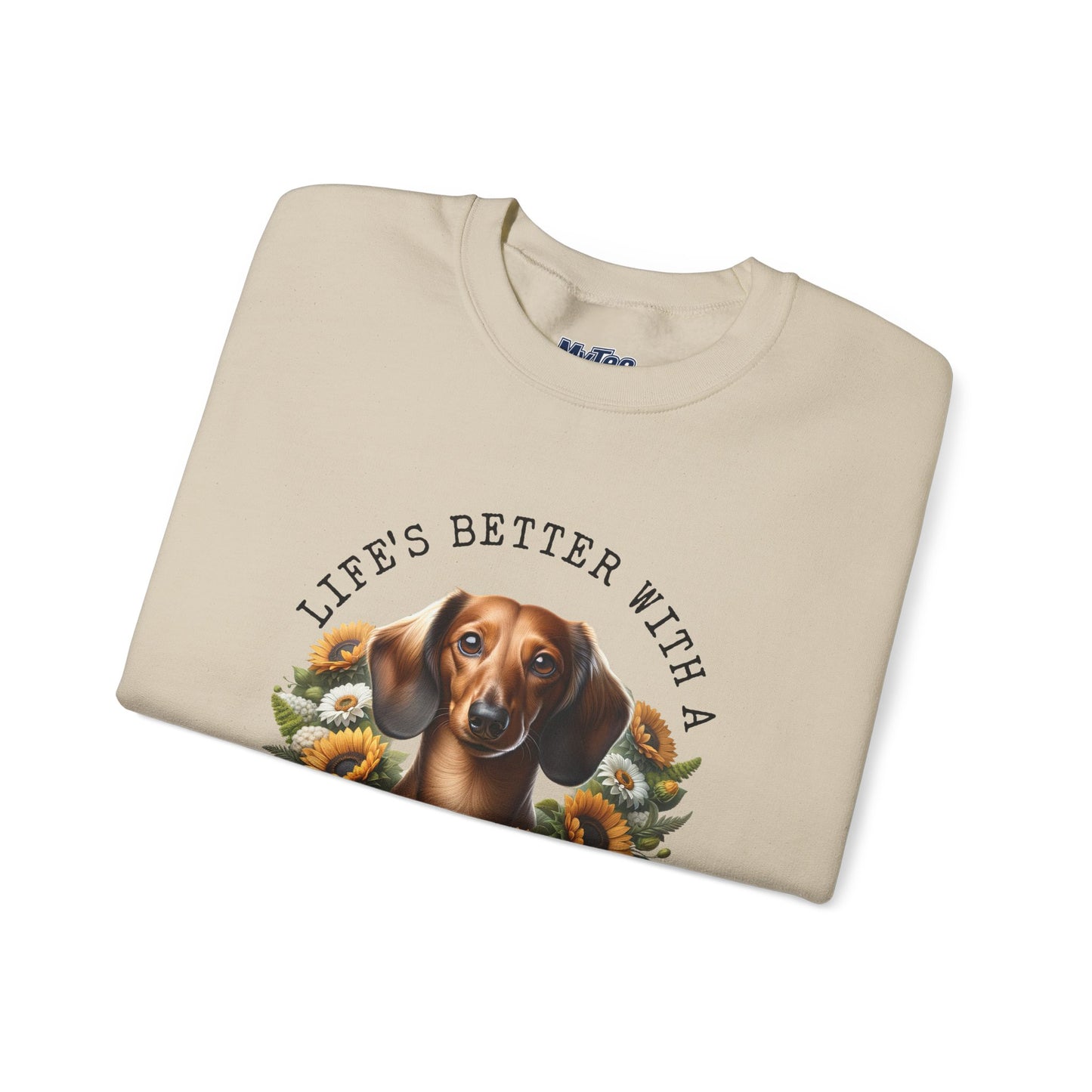 Dachshund Sunflower Unisex Hoodie