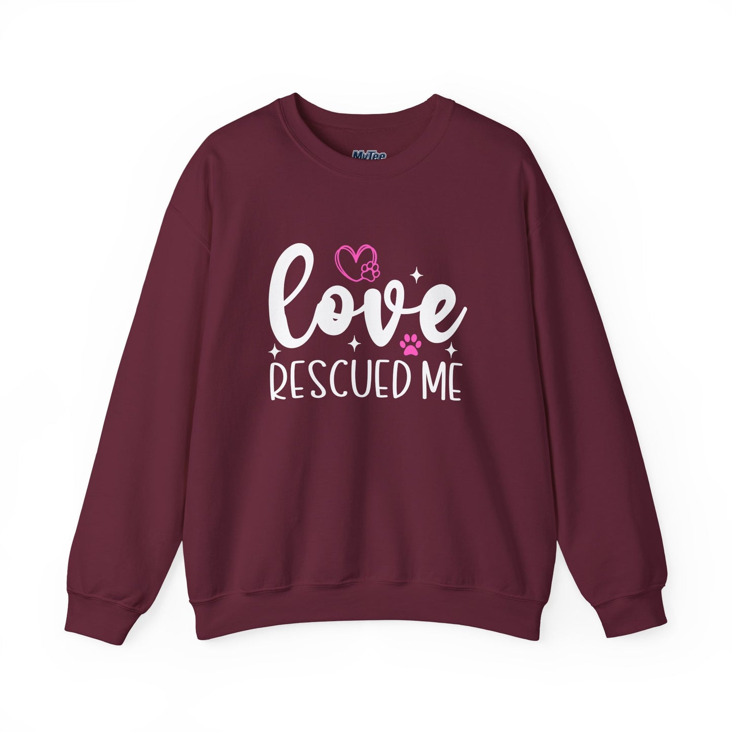 Love Rescued Me Unisex Sweatshirt – Heartfelt Dog Adoption Apparel