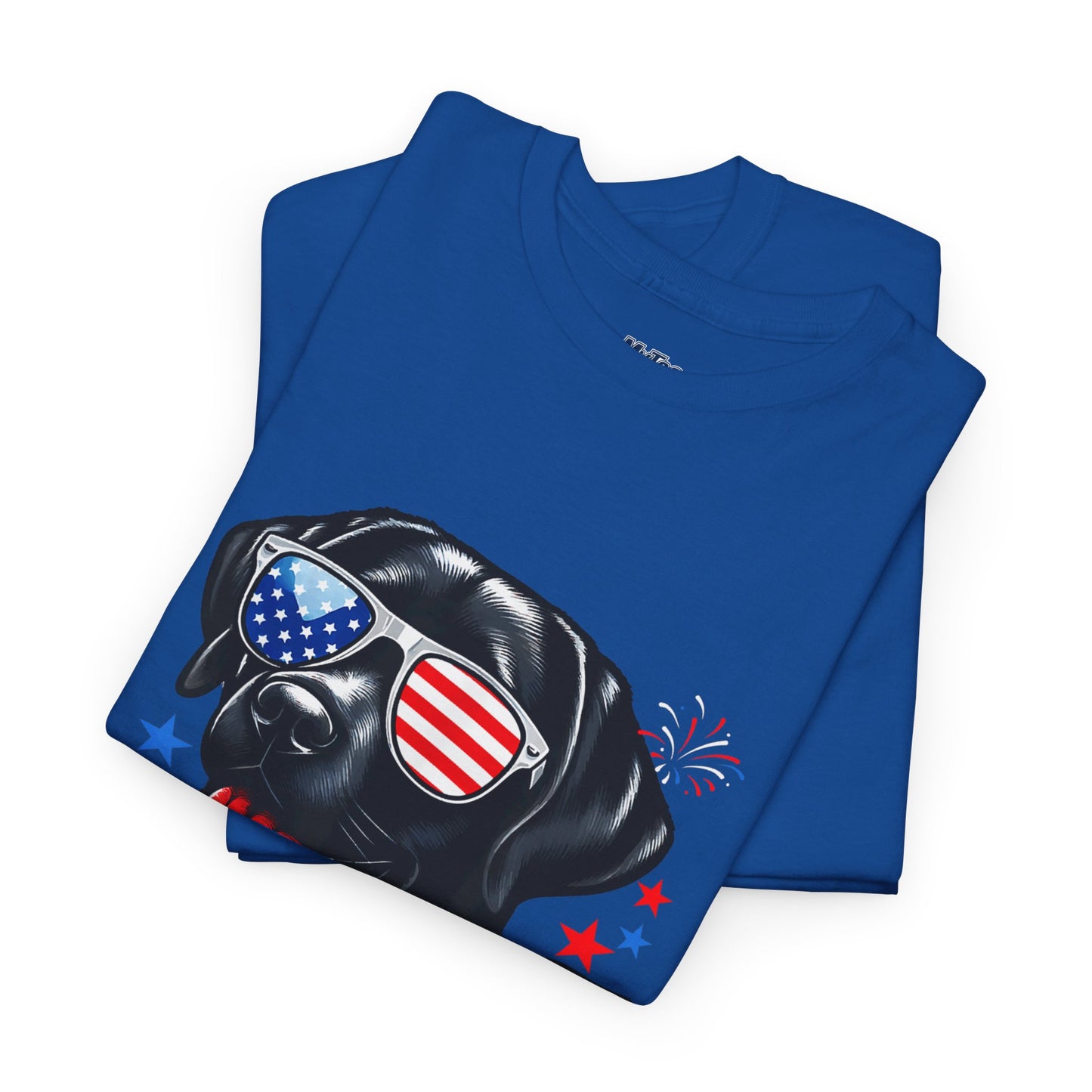 Patriotic American Labrador Retriever With Sunglasses Unisex T-Shirt