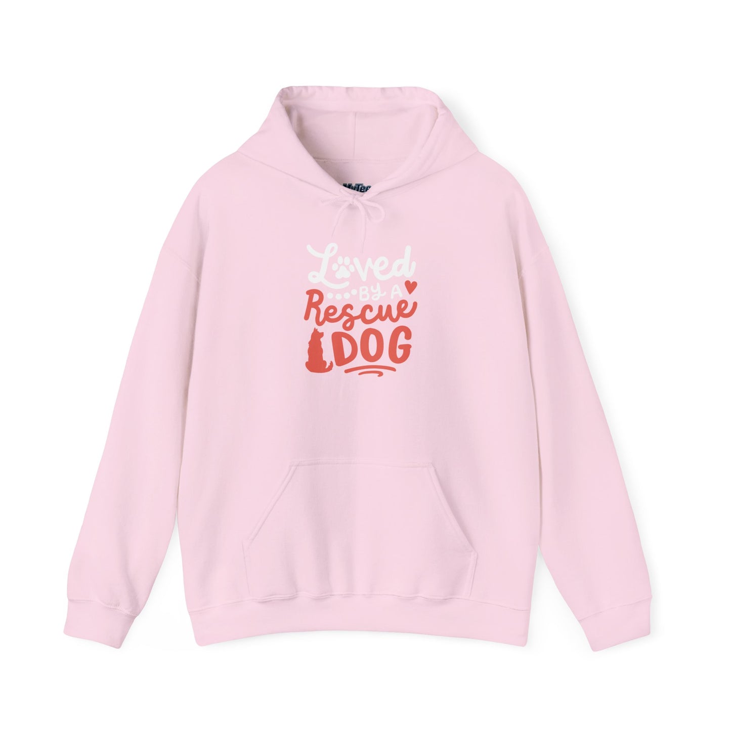 Loved By A Rescue Dog Hoodie | Pet Lover Gift, Fur Mom Hoodie, Pet Dad Apparel