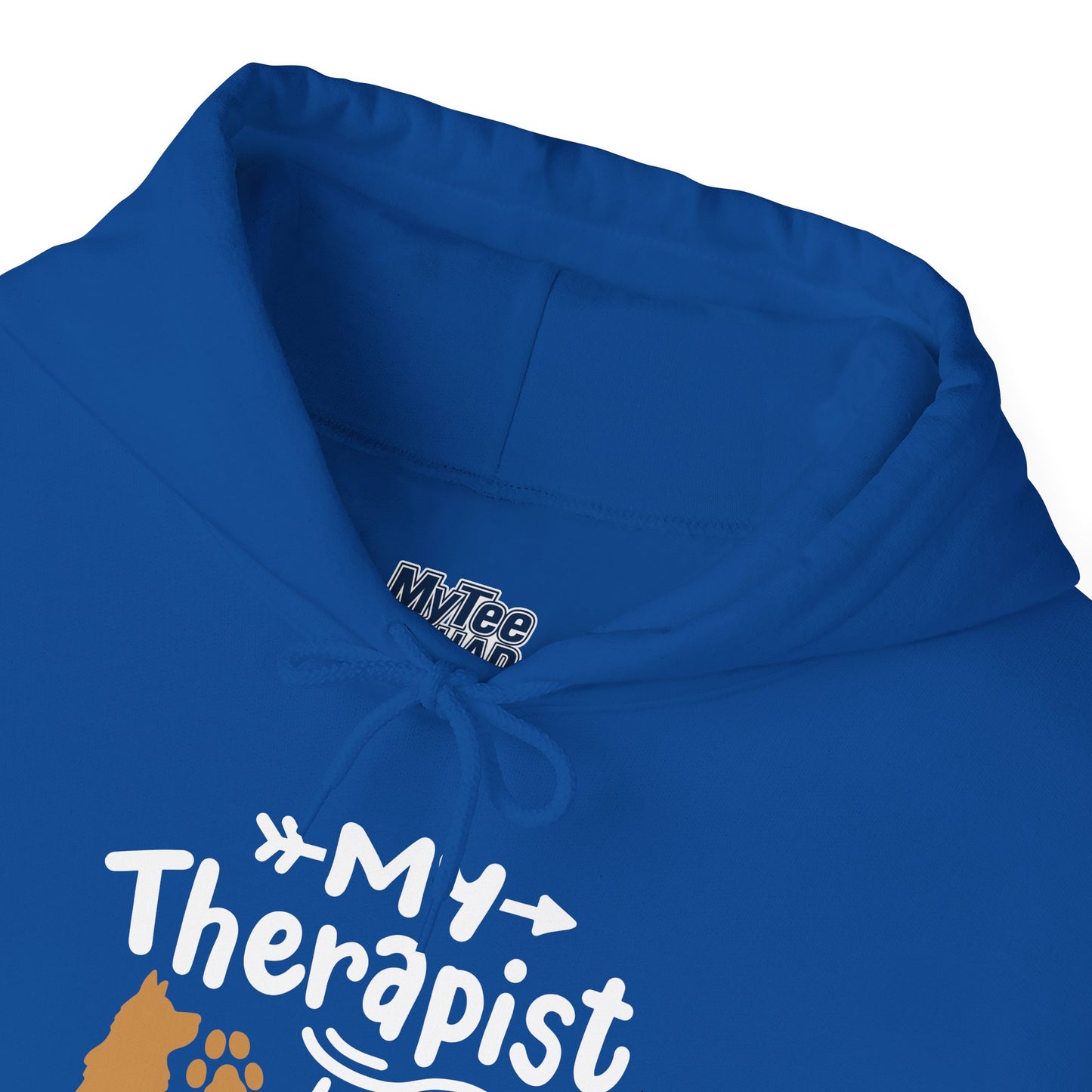 My Therapist Has Paws Pet Lover Hoodie | Animal Therapy Gift