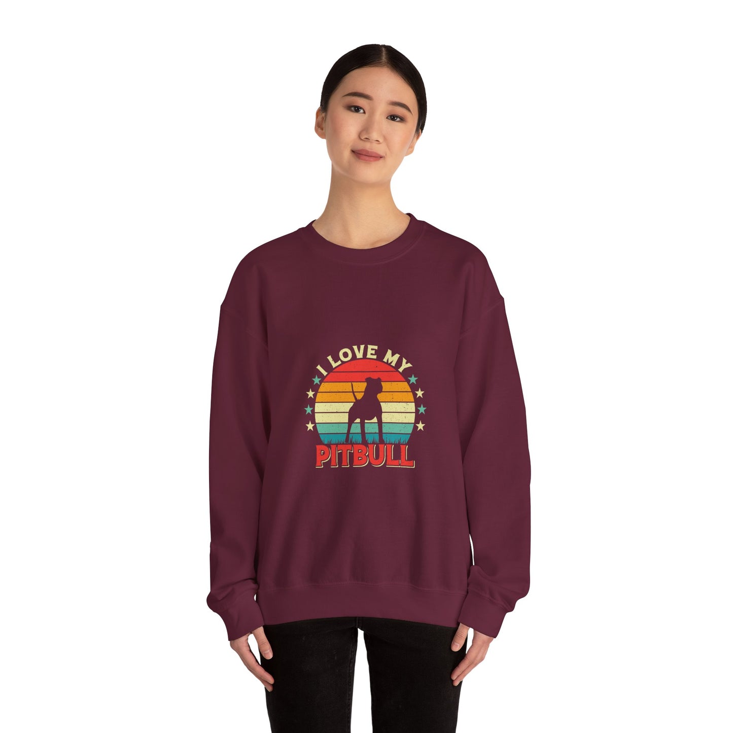 I Love My Pitbull Unisex Sweatshirts