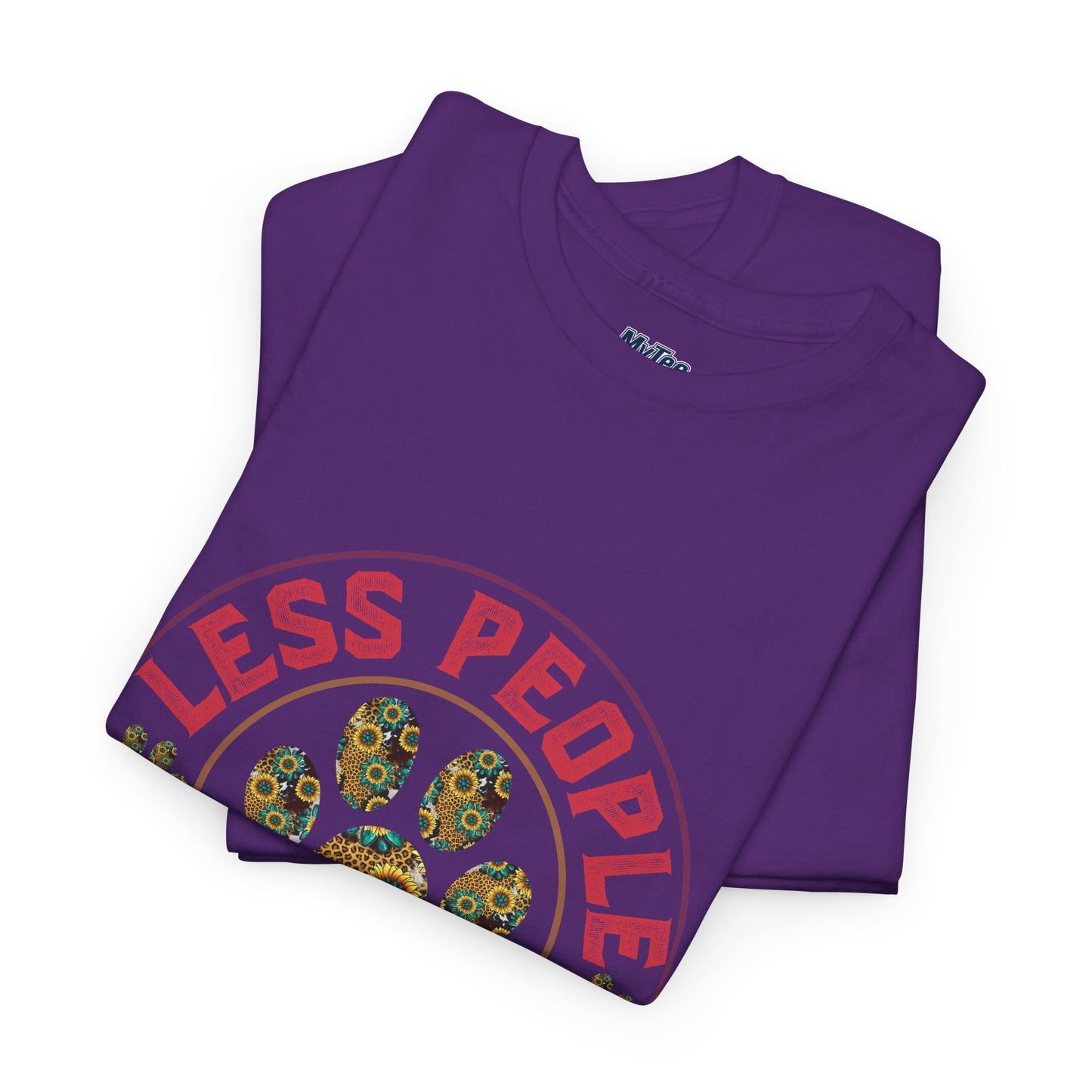Less People More Dog Unisex Cotton T-Shirt
