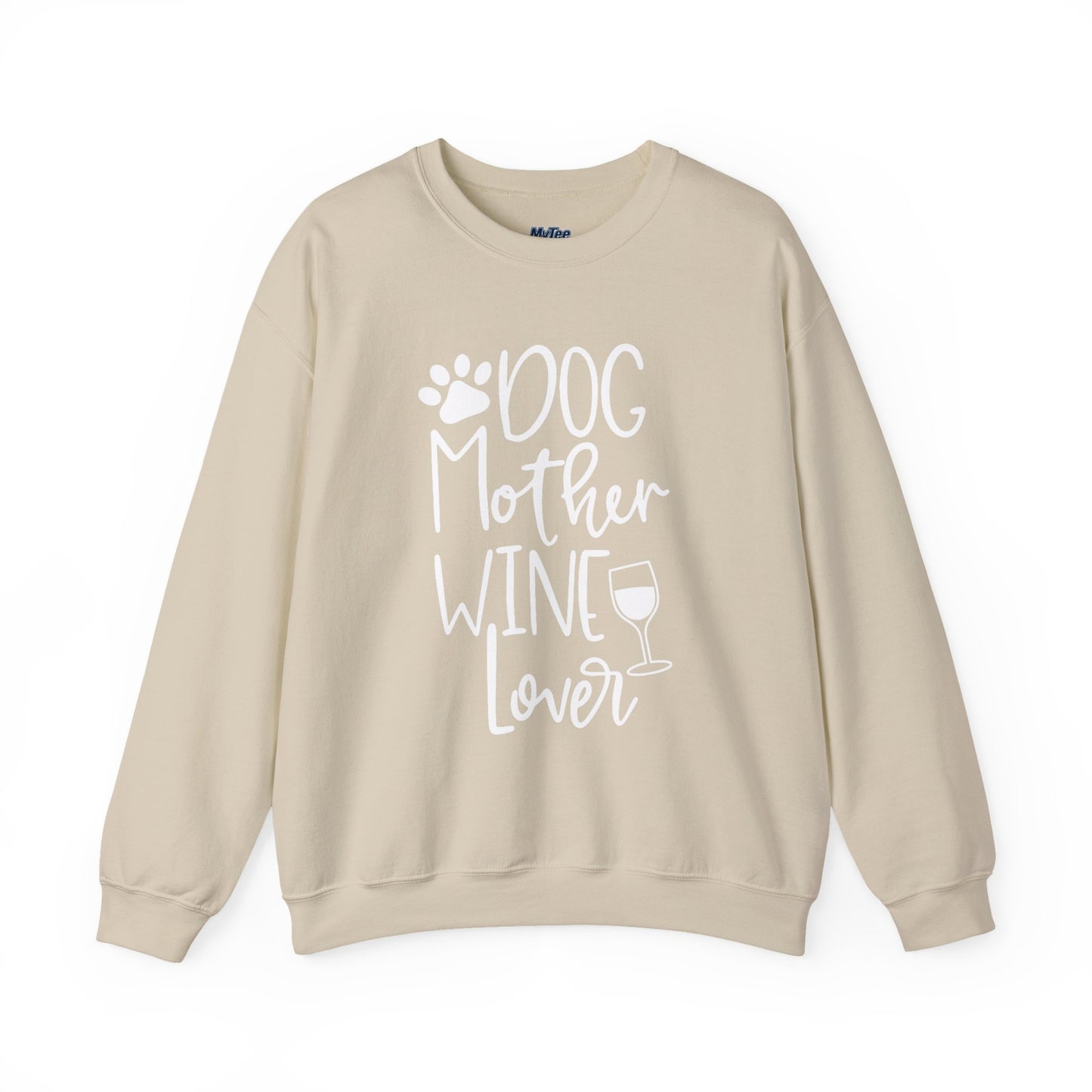 Dog Mother Wine Lover Sweatshirt | Dog Mom Apparel