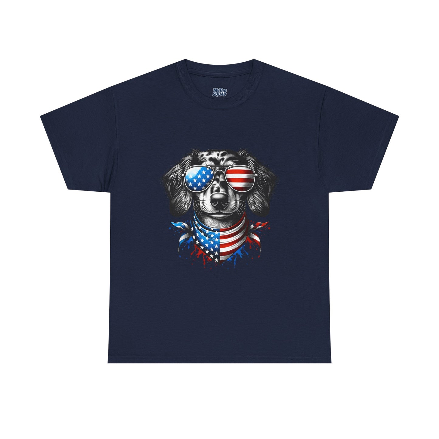 Patriotic Dachshund with Sunglasses Unisex T-Shirt