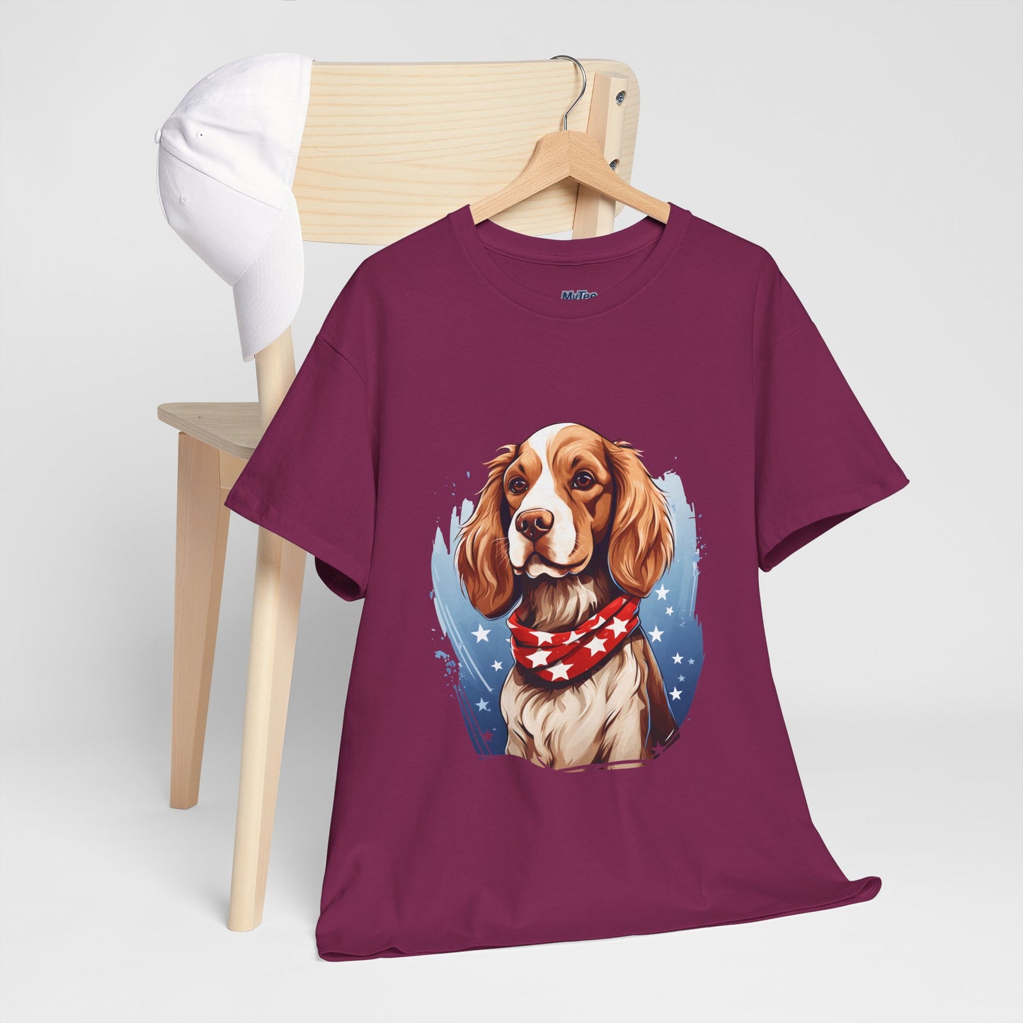 Patriotic Cocker Spaniel Unisex T-Shirt