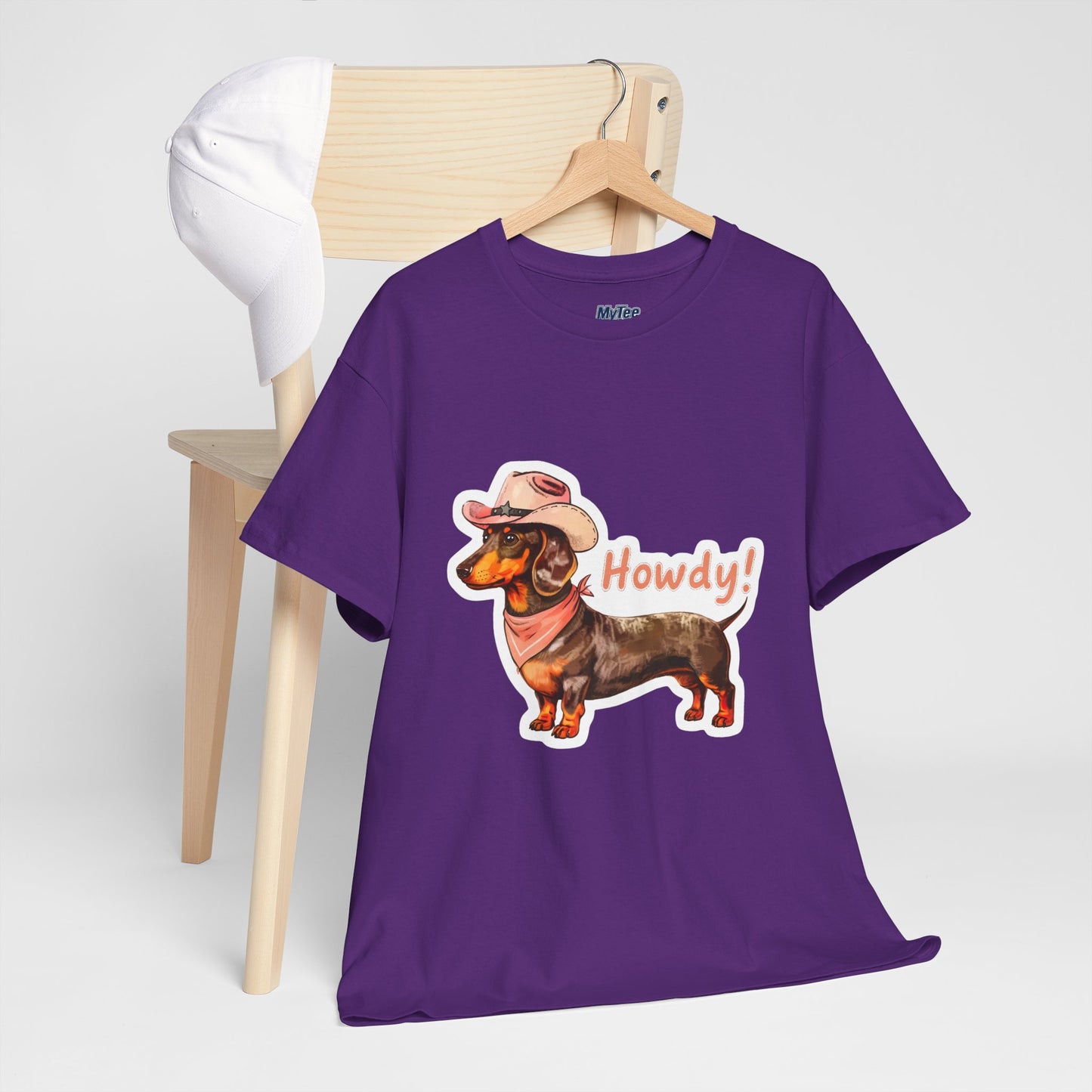 Dachshund Howdy Unisex T-Shirt – Southern Charm For Pup Fans