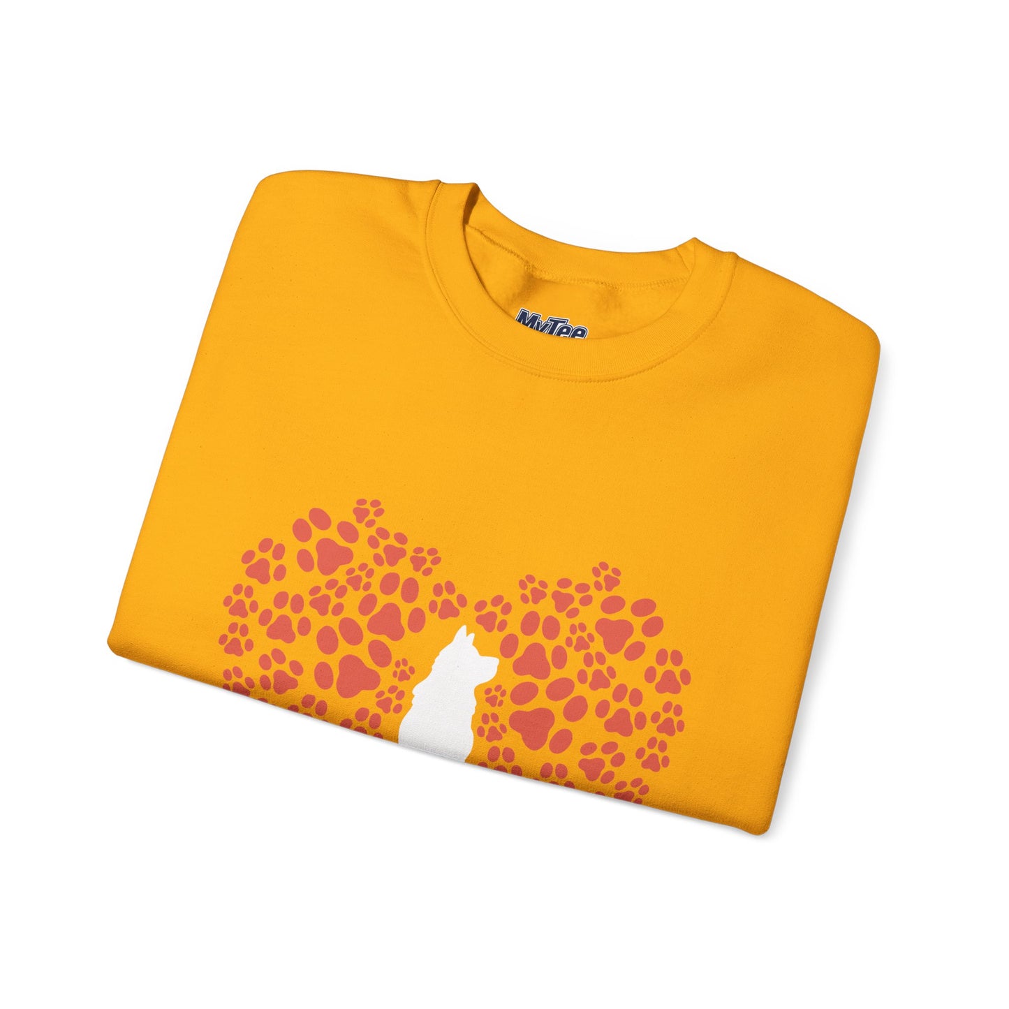 Cat Lover's Heart Crewneck Sweatshirt