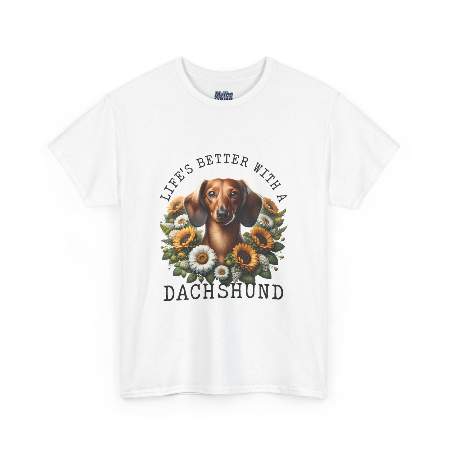 Dachshund Sunflower Unisex T-Shirt