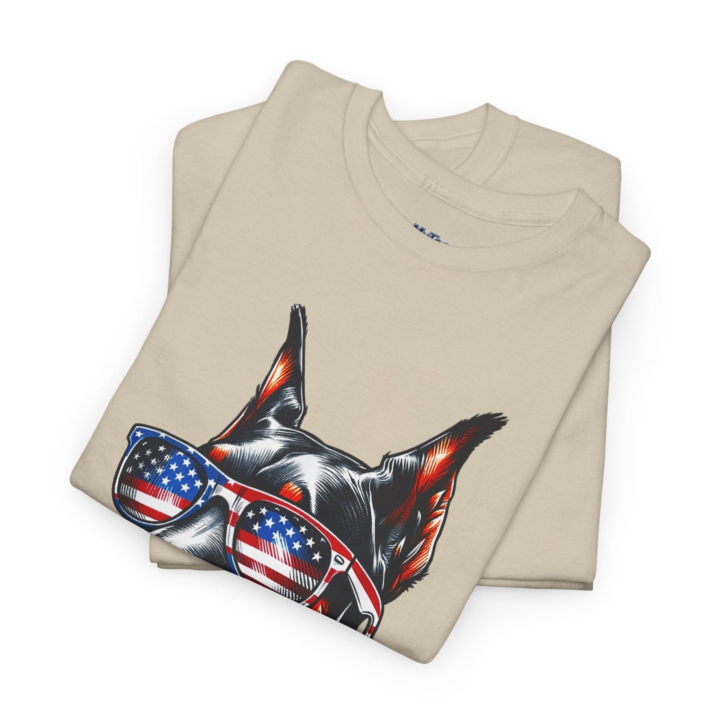Patriotic Doberman With Sunglasses Unisex T-Shirt