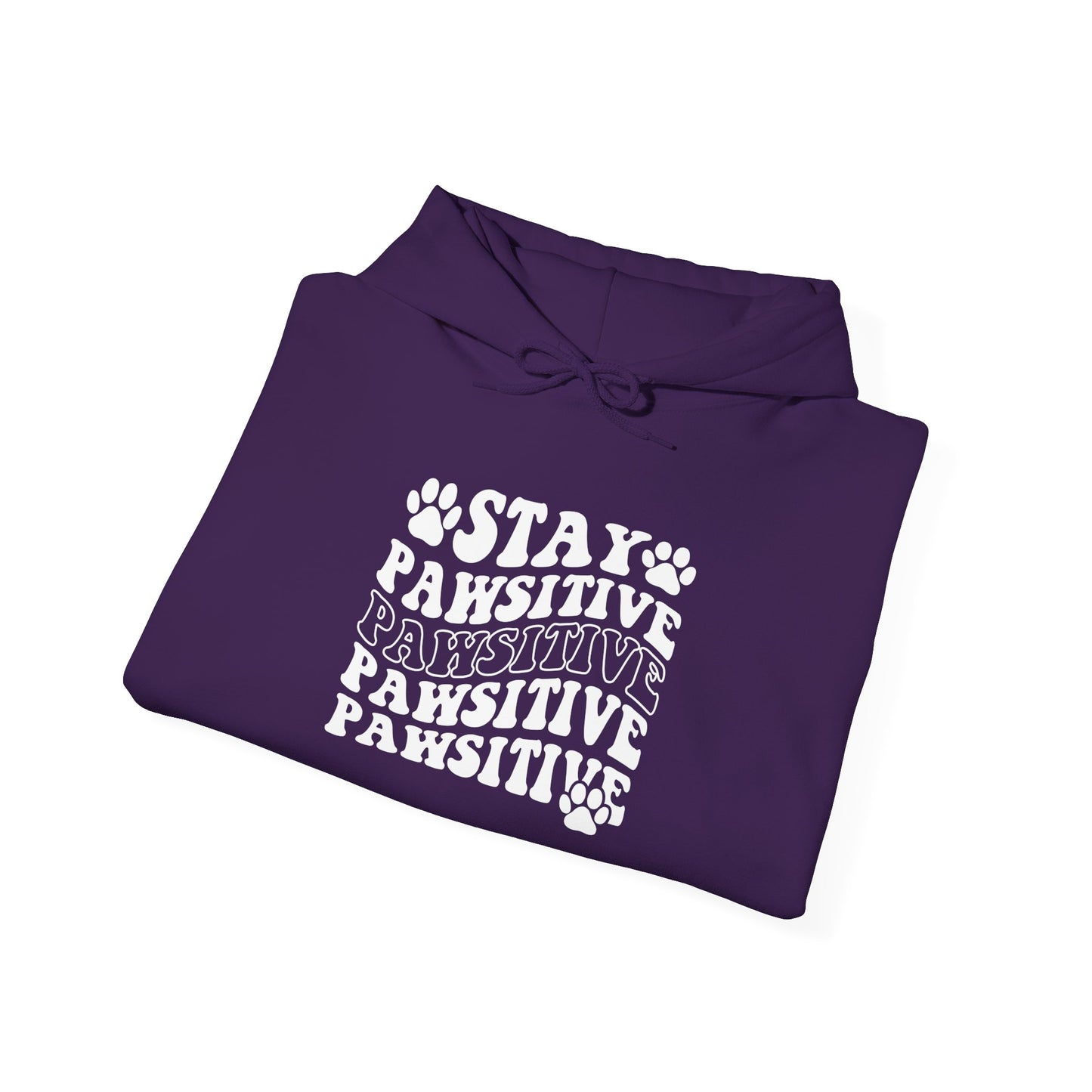Stay Pawsitive Unisex Hoodie | Perfect for Celebrations & Holidays