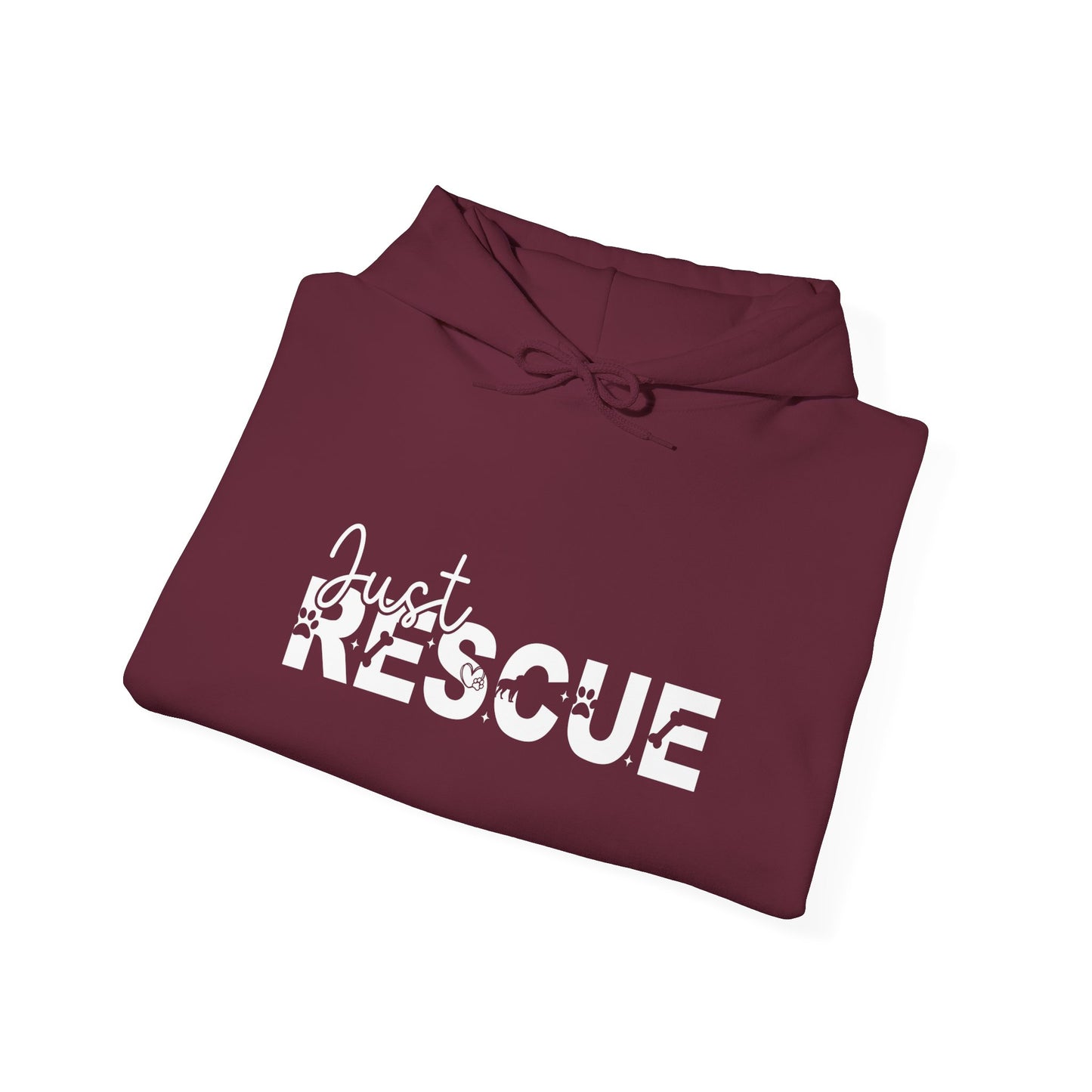 Bold Blue Just Rescue Unisex Hoodie – Speak For The Voiceless