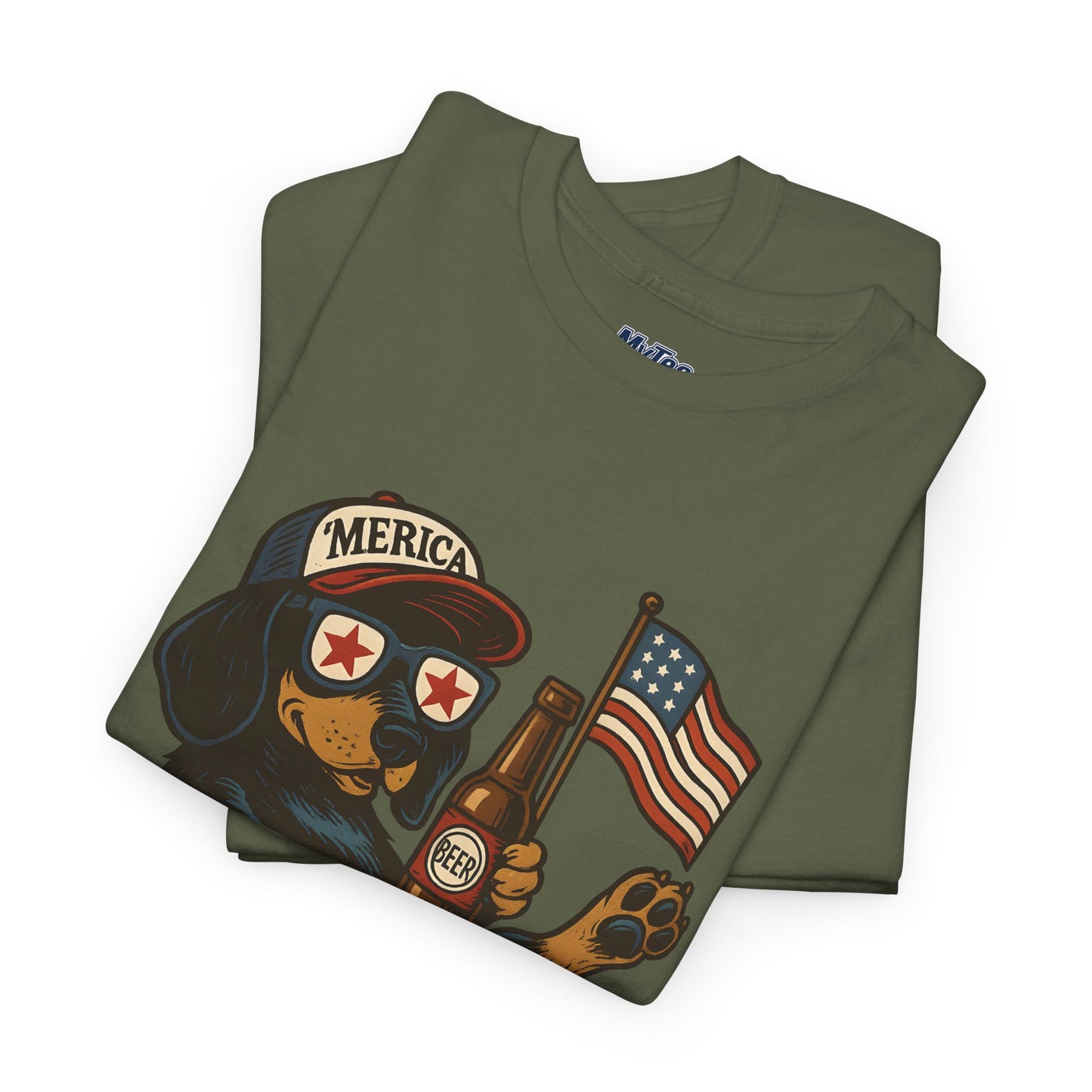 Patriotic Dachshund America Unisex T-Shirt