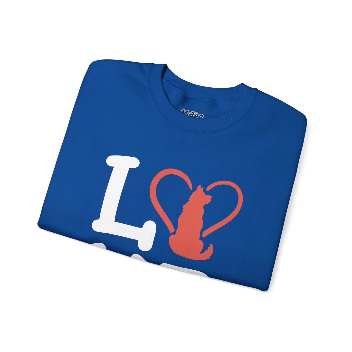 Love Cat Crewneck Sweatshirt - Perfect for Pet Lovers, Gift For Cat Owners