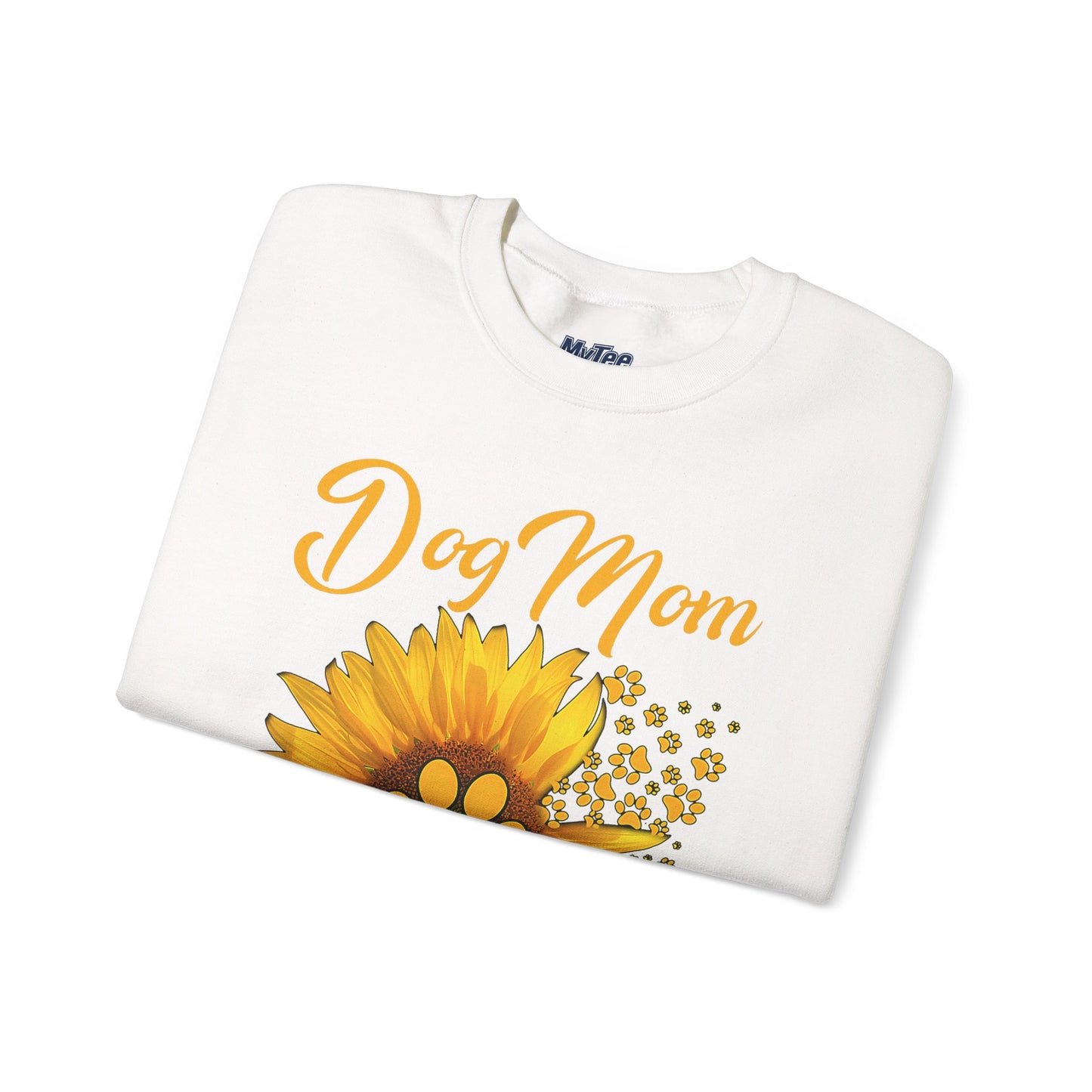 Sunflower Soul, Dog Mom Heart Sweatshirt