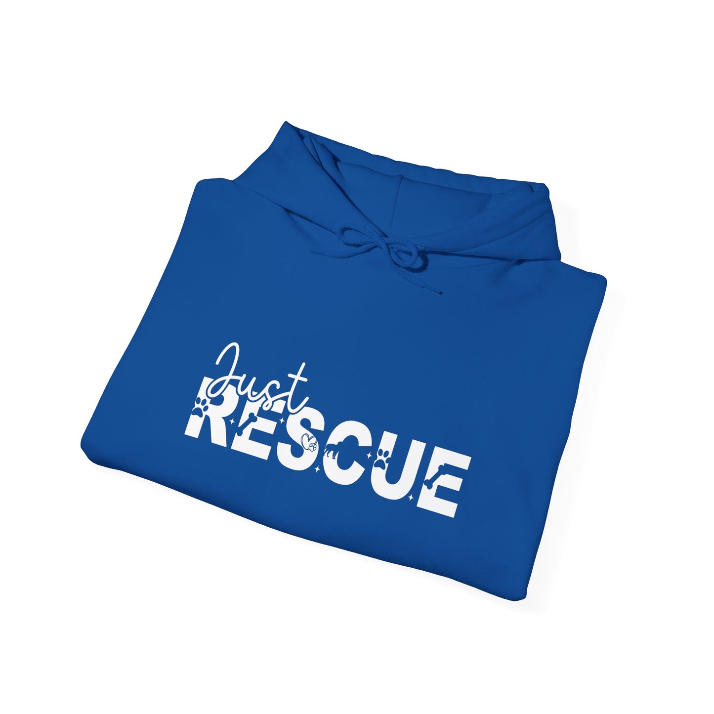 Bold Blue Just Rescue Unisex Hoodie – Speak For The Voiceless