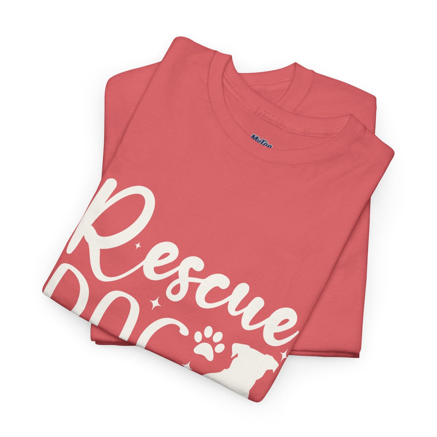 Rescue Dog Mom Cotton T-Shirt | Dog Lover