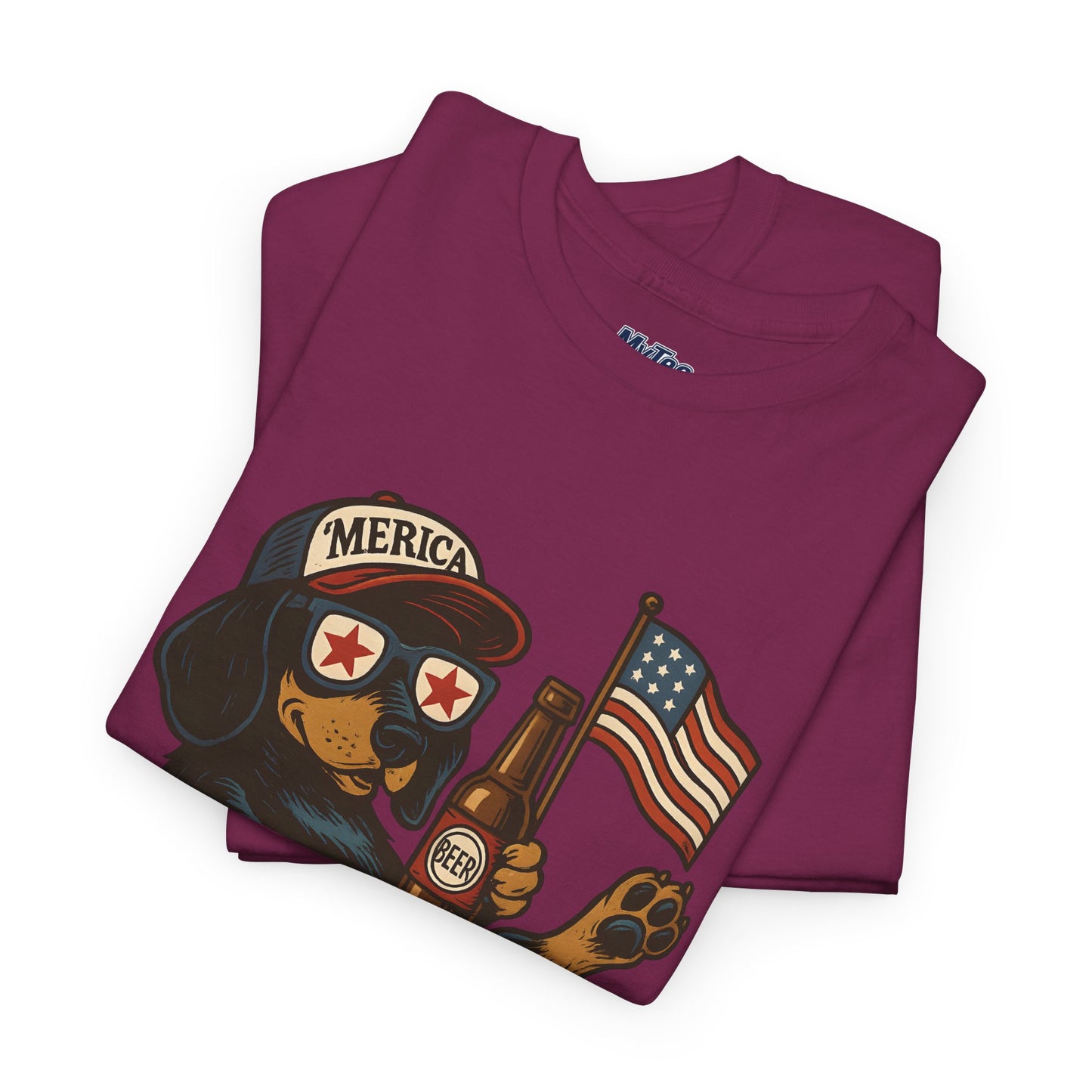 Patriotic Dachshund America Unisex T-Shirt