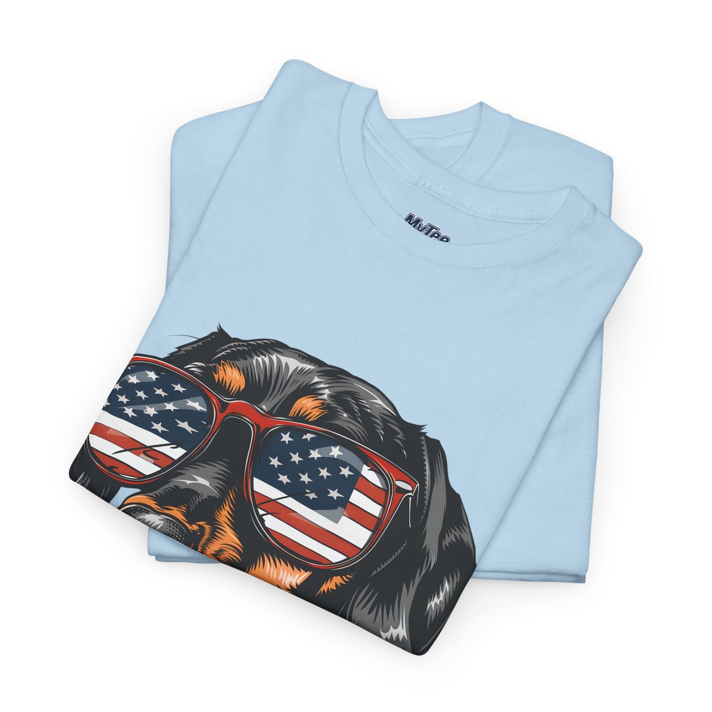 Patriotic Dachshund With Sunglasses Unisex T-Shirt