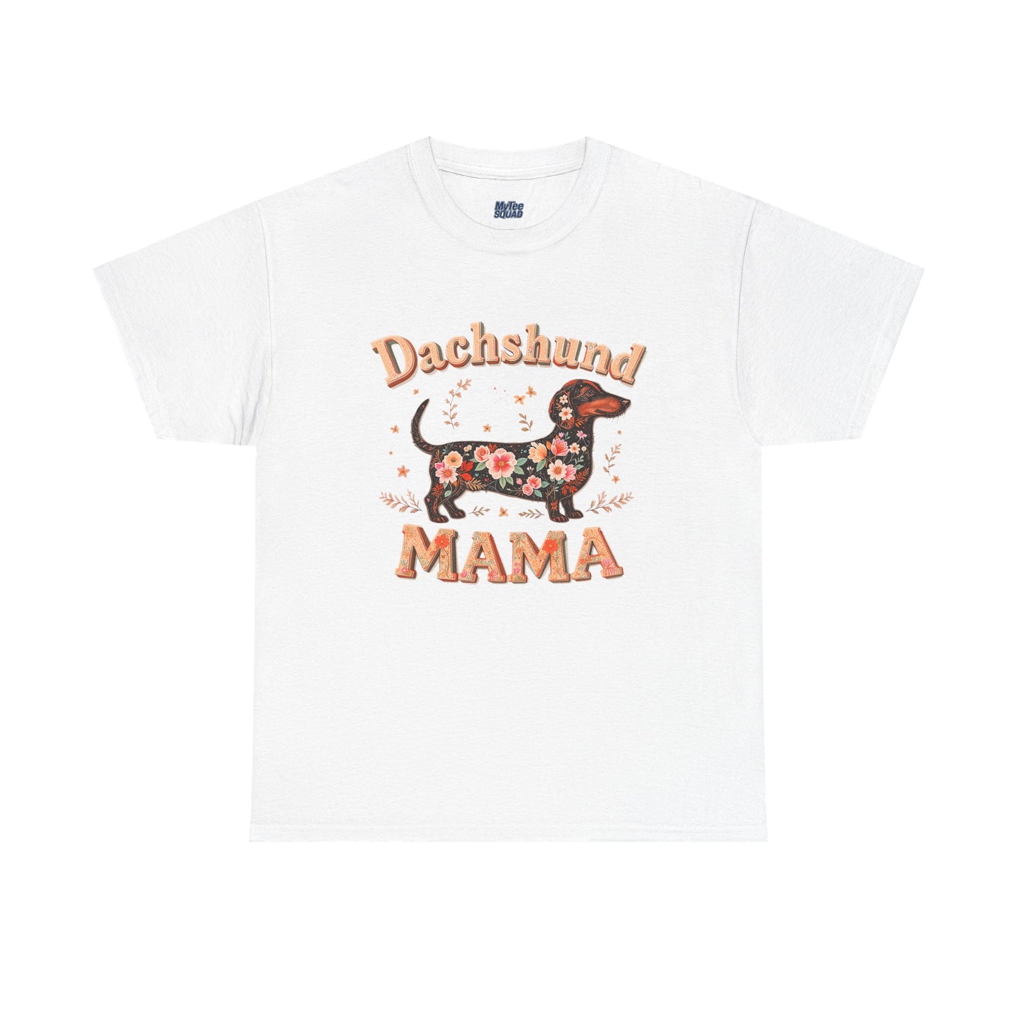 Dachshund Mama T-Shirt – Cute Floral Pup Lover Tee