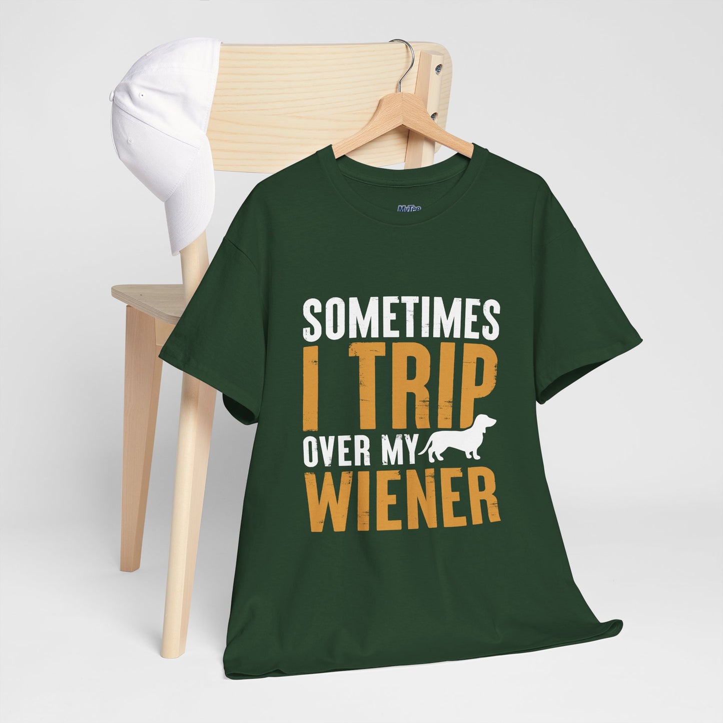 Sometimes I Trip OVer My Wiener Unisex T-Shirts