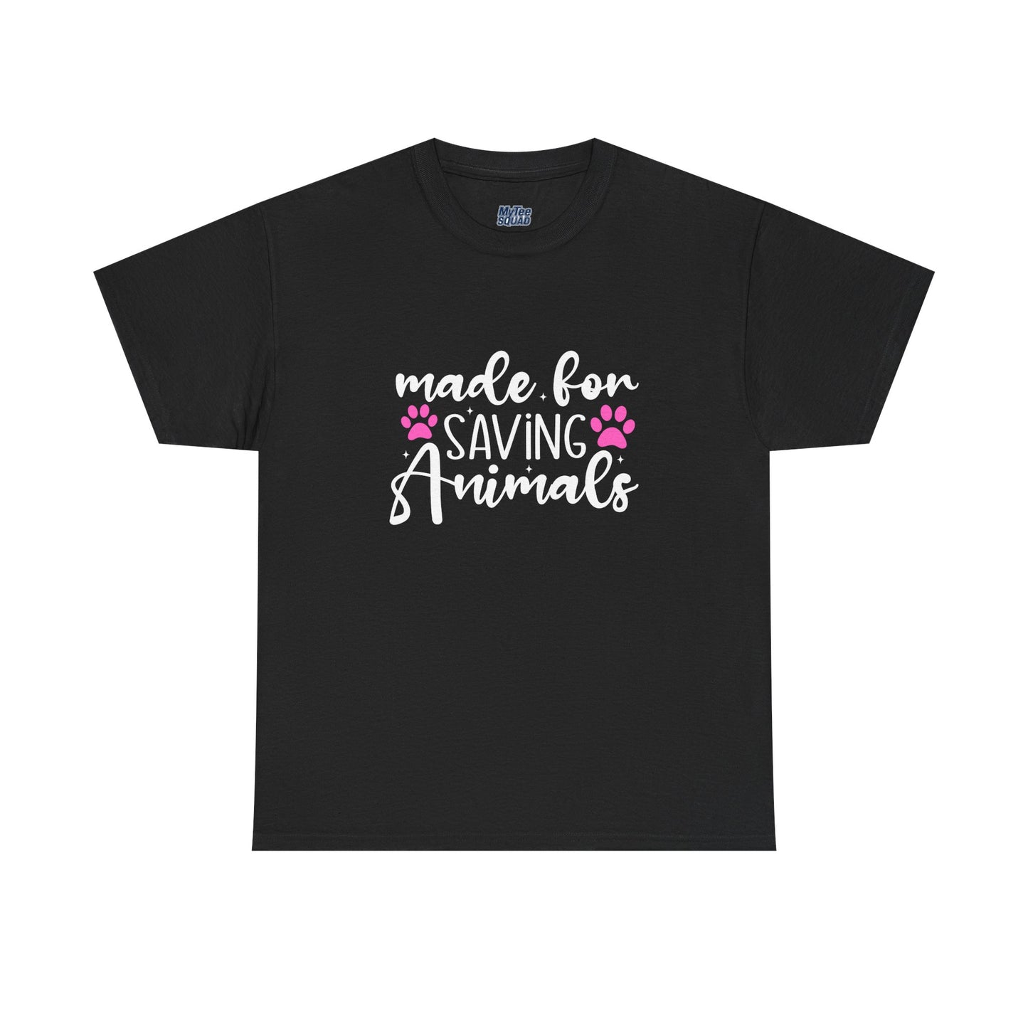 Made For Saving Animals Unisex Cotton T-Shirt | Dog Lover