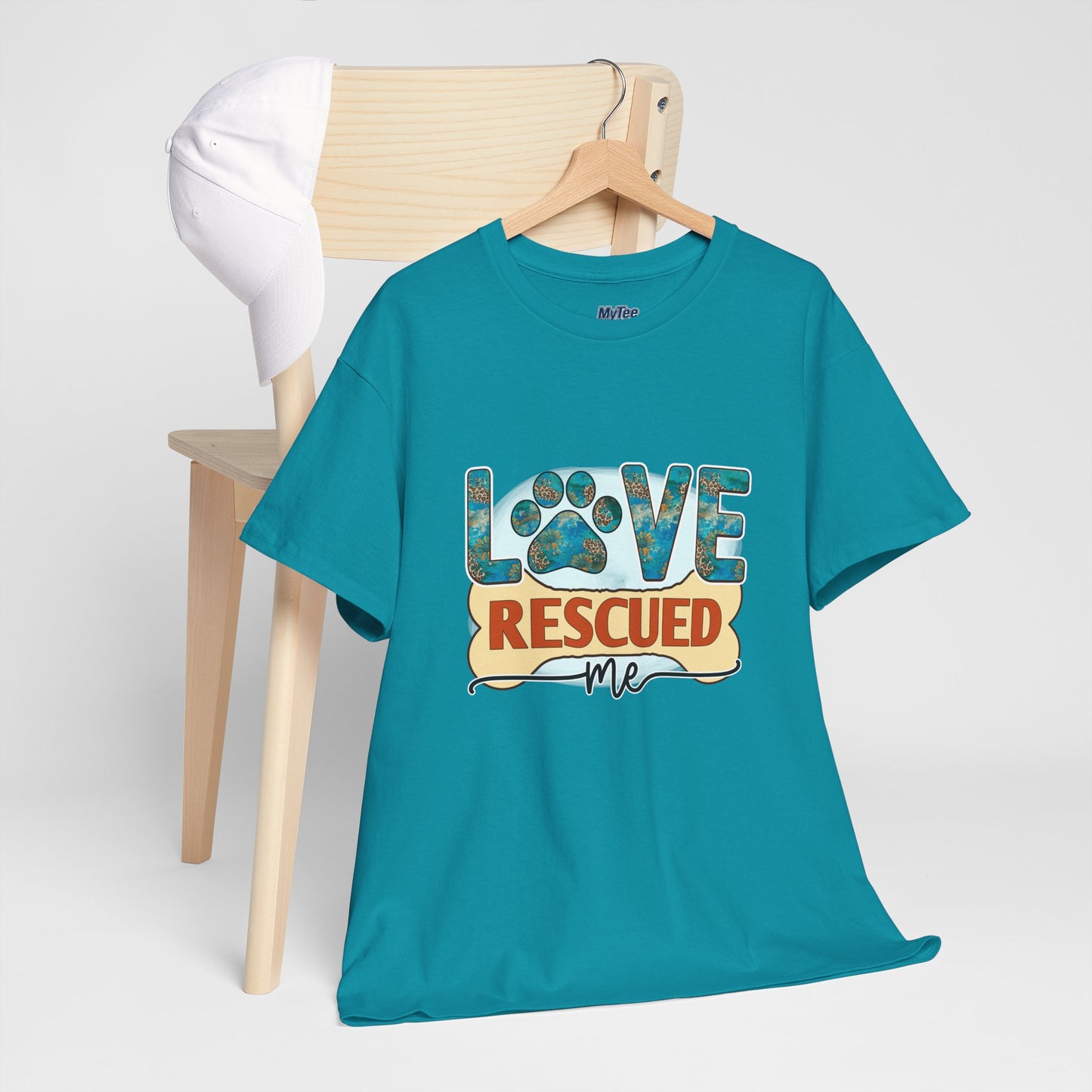 Love Rescued Me T-Shirt - Rescue Dogs Save Lives