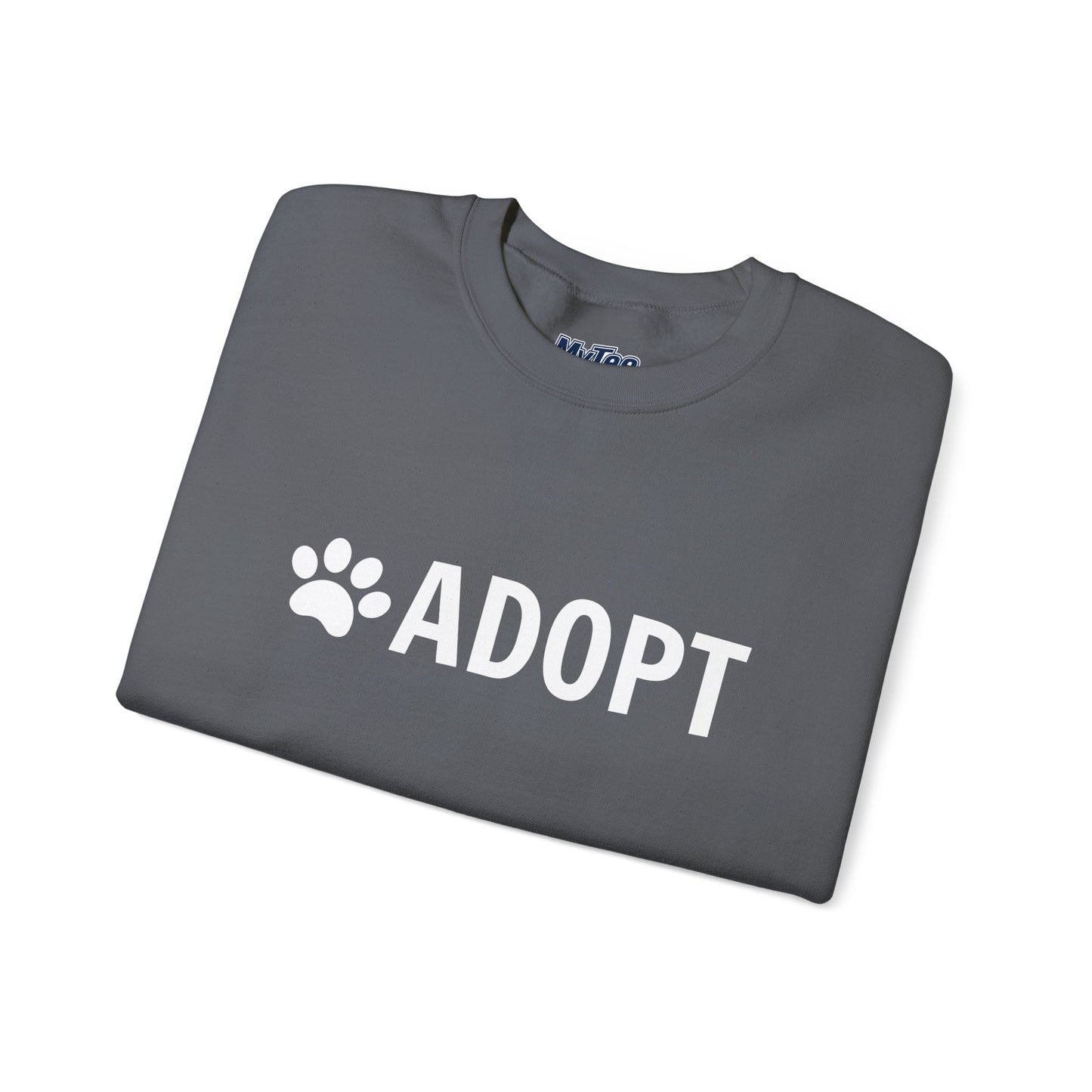 Adopt Pet Lover Crewneck Sweatshirt | Dog Rescue Inspired