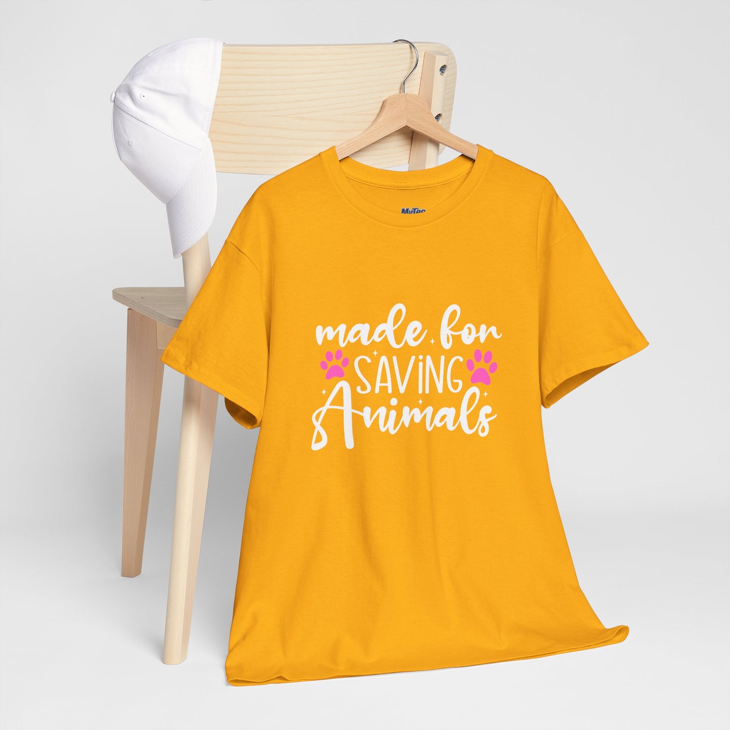 Made For Saving Animals Unisex Cotton T-Shirt | Dog Lover