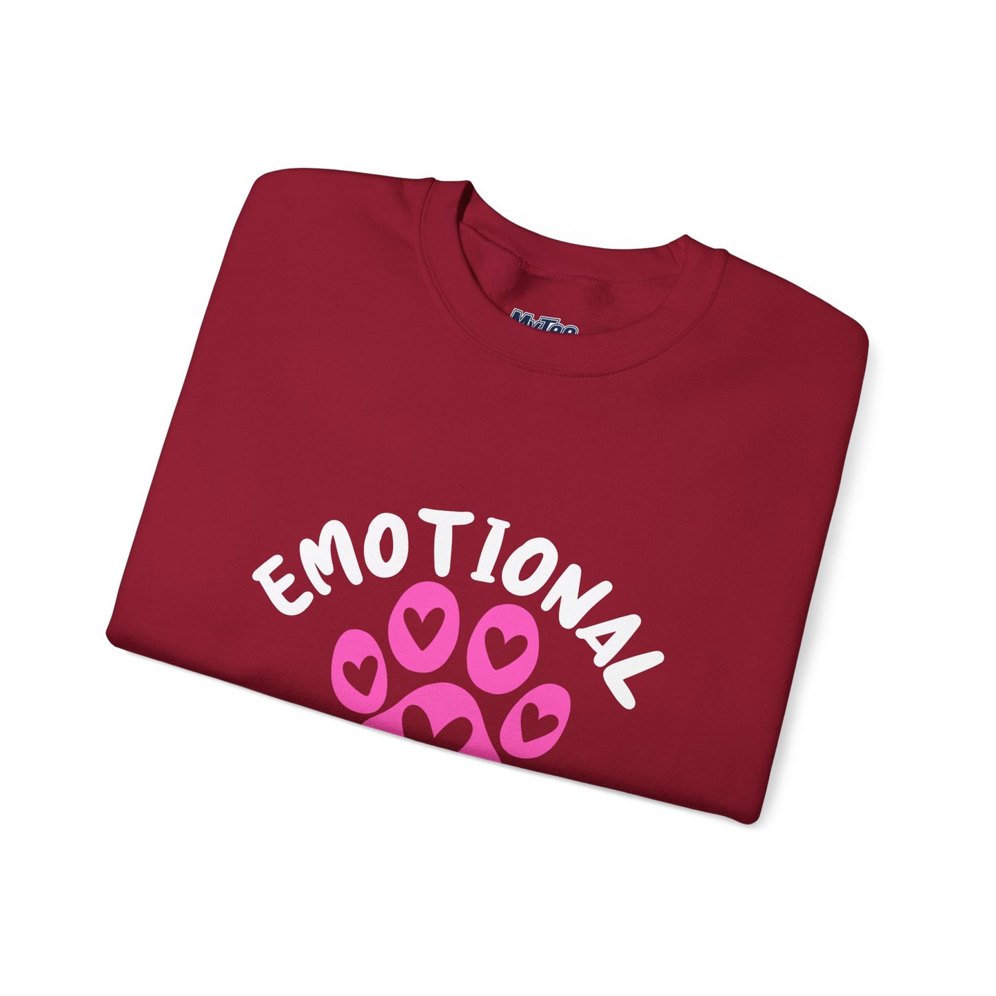 Emotional Eater Sweatshirt – Heart, Paws & Snacks
