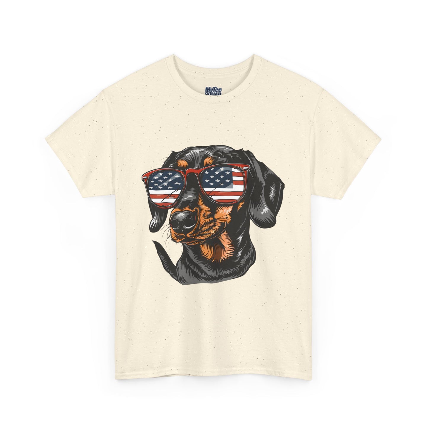 Patriotic Dachshund With Sunglasses Unisex T-Shirt