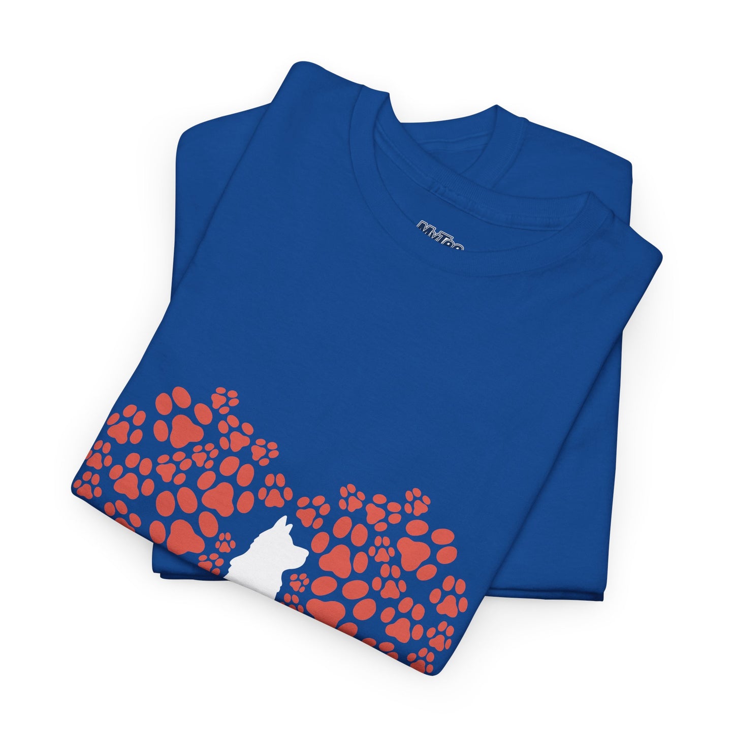 Dog Lover's Heart - Unisex Cotton Tee