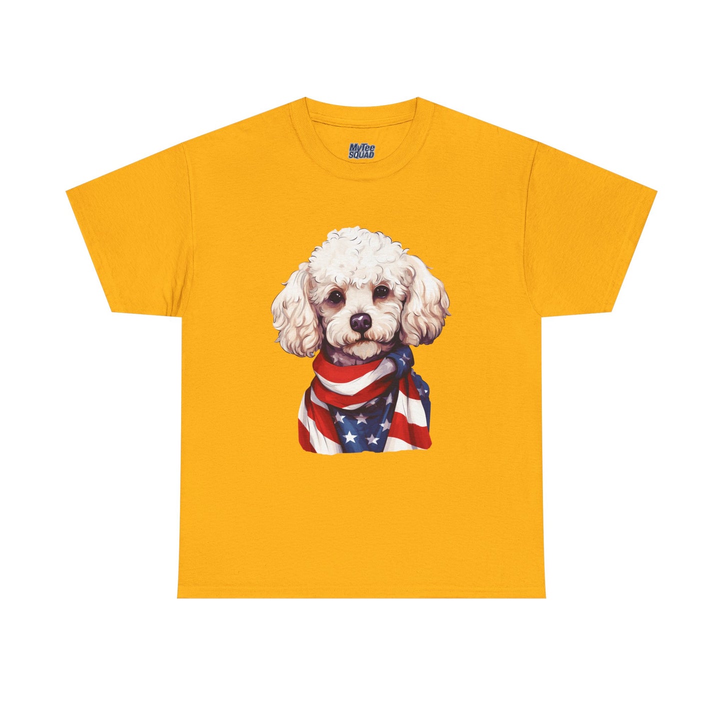 Patriotic Poodle Unisex T-Shirt