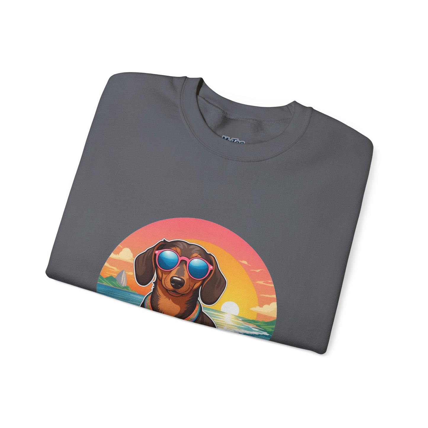 Dachshund Sunset Chill Unisex Sweatshirts