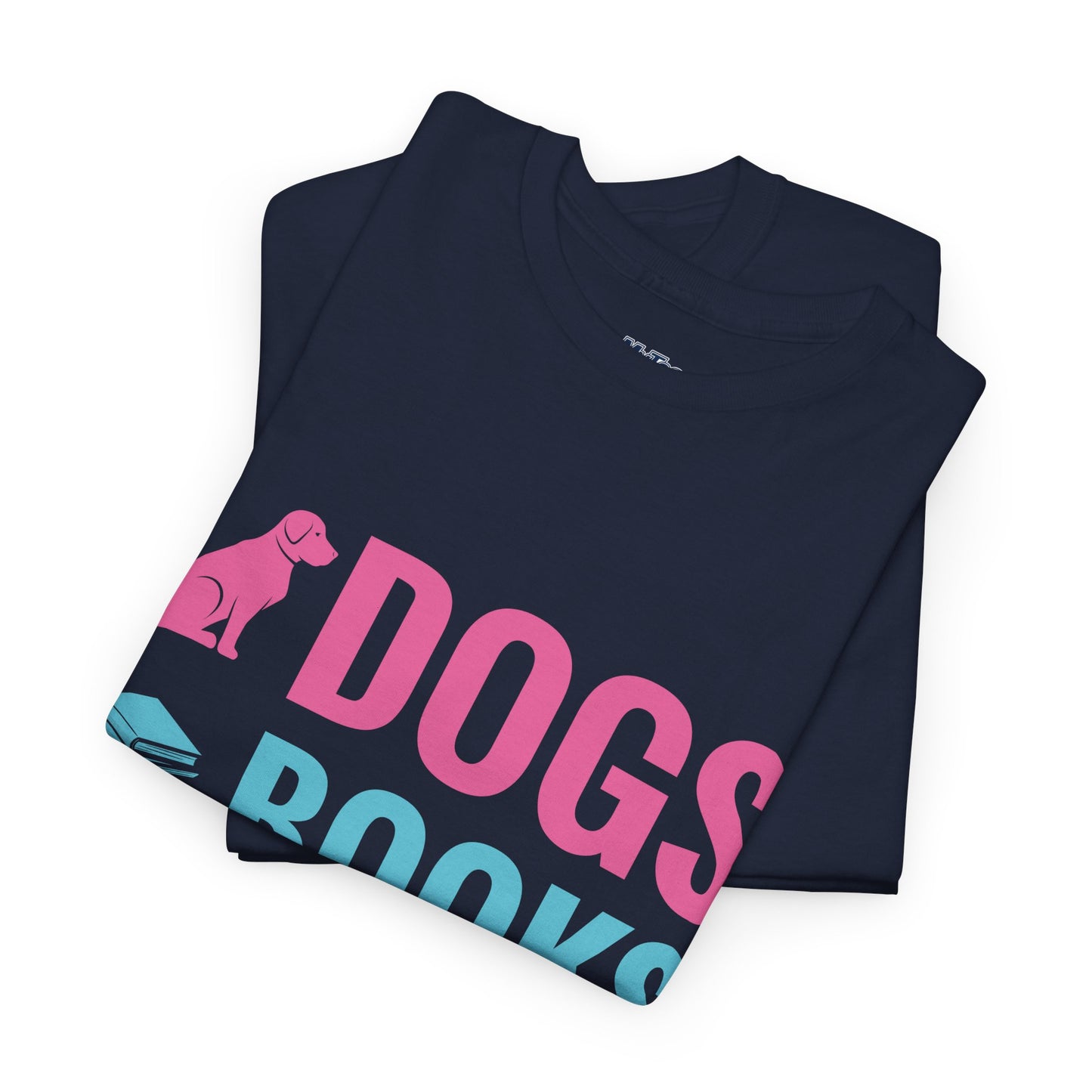 Dogs, Books, And Coffee Unisex Cotton T-Shirt | Dog Lover