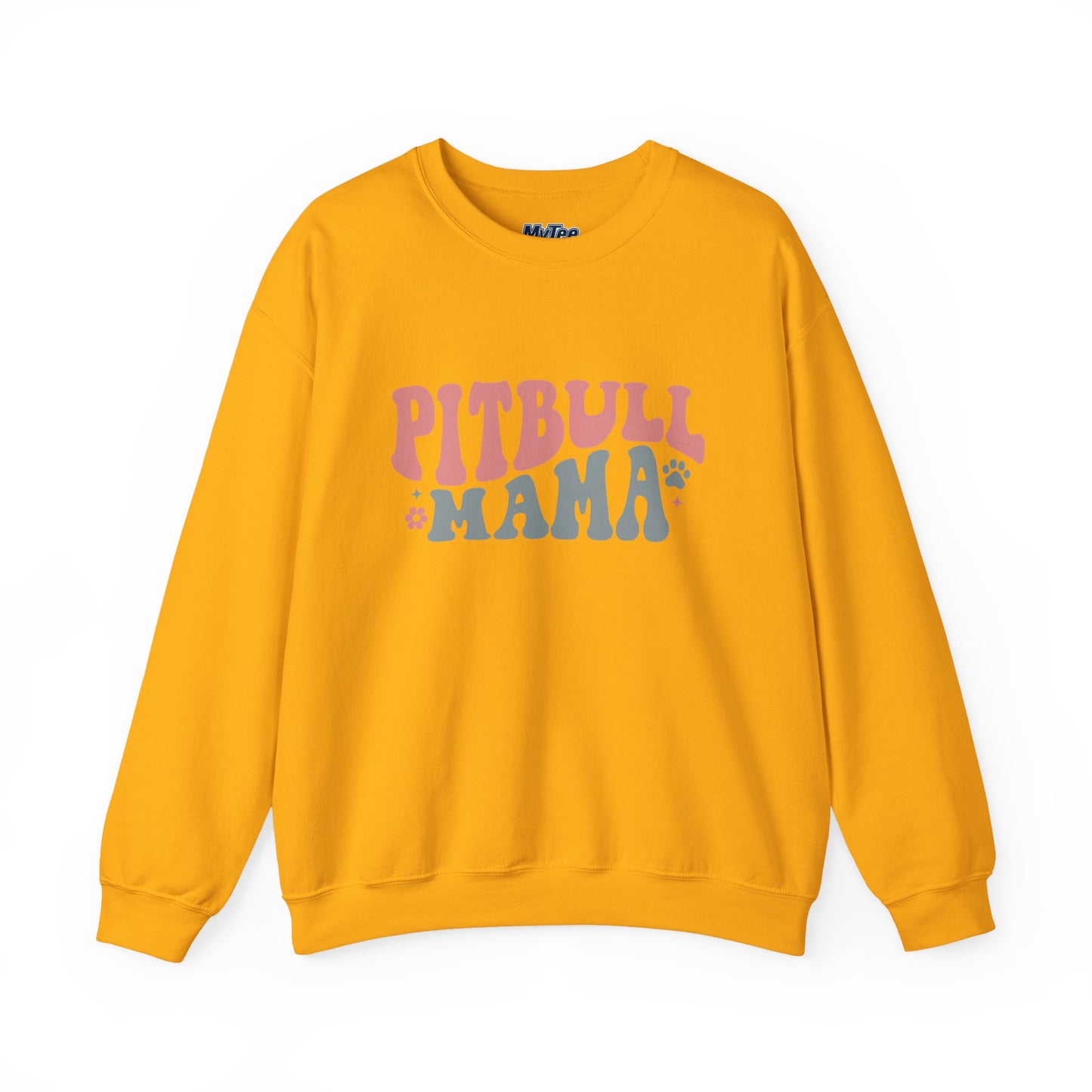 Pitbull Mama Crewneck Sweatshirt | Perfect Gift for Dog Mom