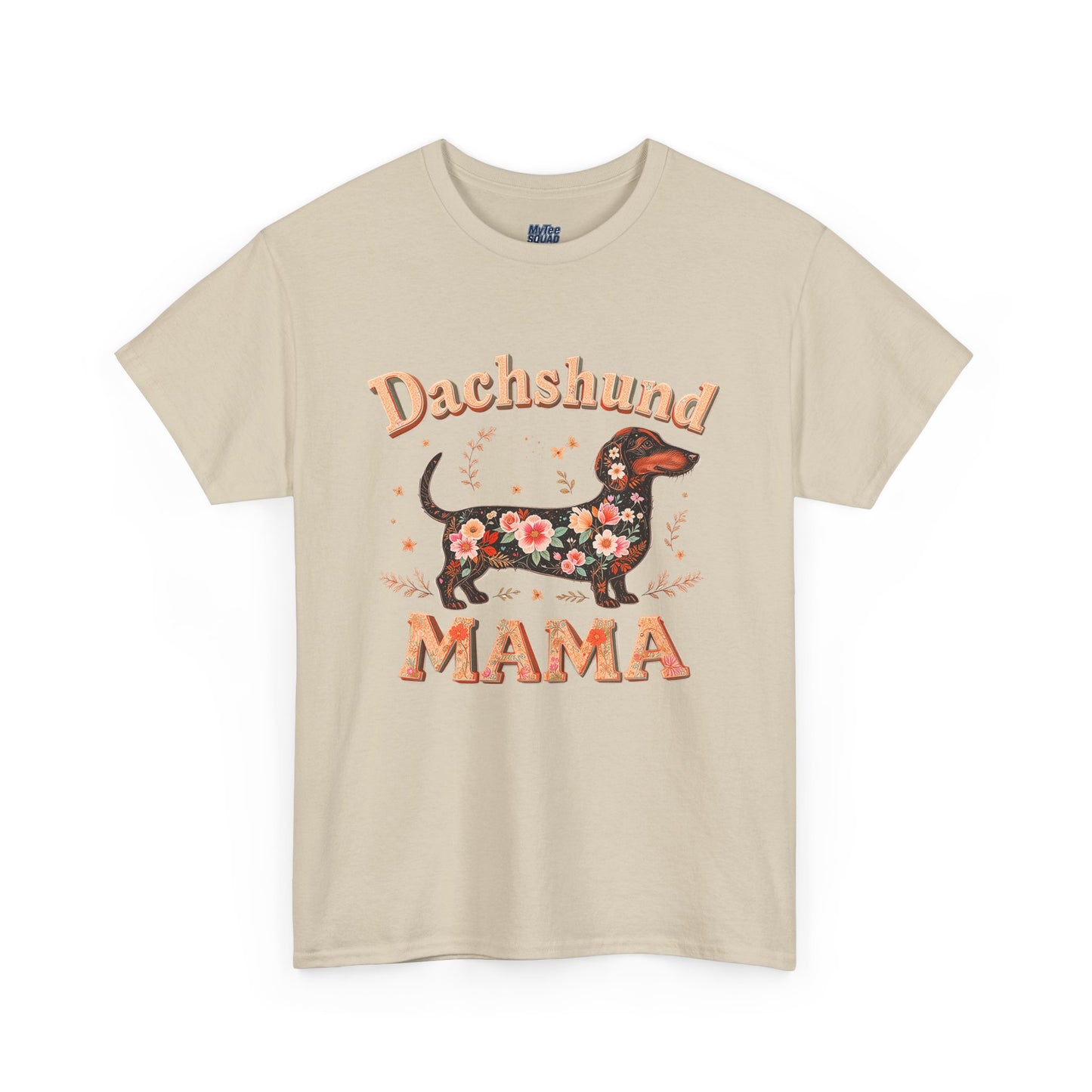 Dachshund Mama T-Shirt – Cute Floral Pup Lover Tee