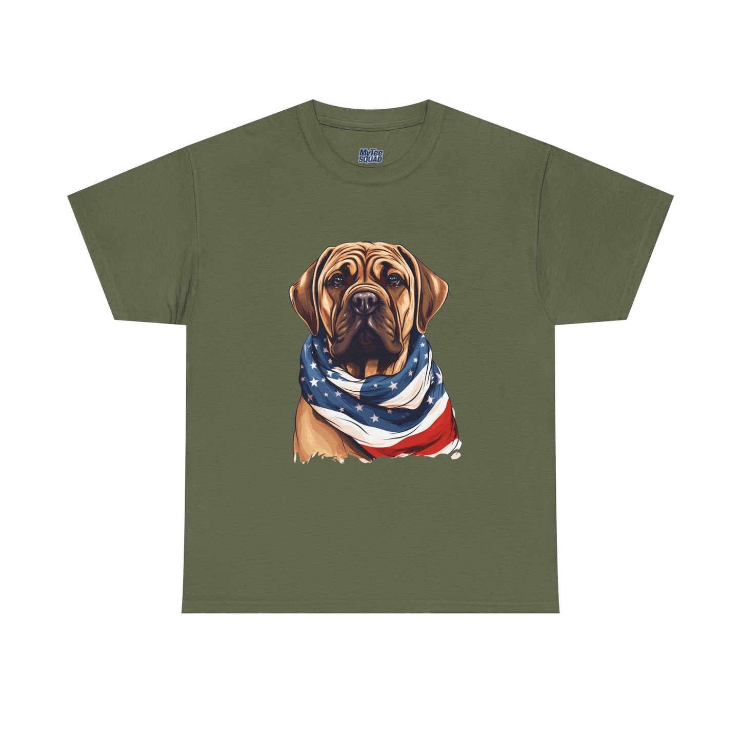 Patriotic Mastiff Unisex T-Shirt