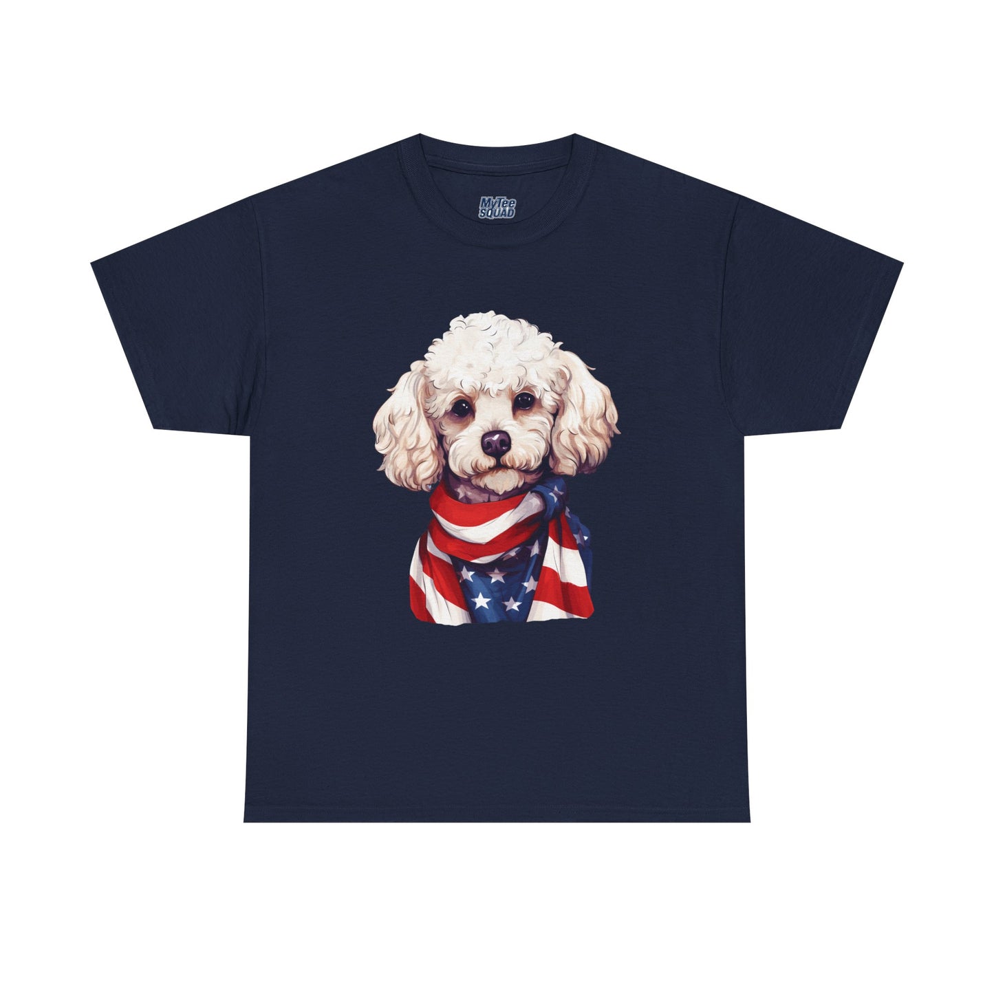 Patriotic Poodle Unisex T-Shirt