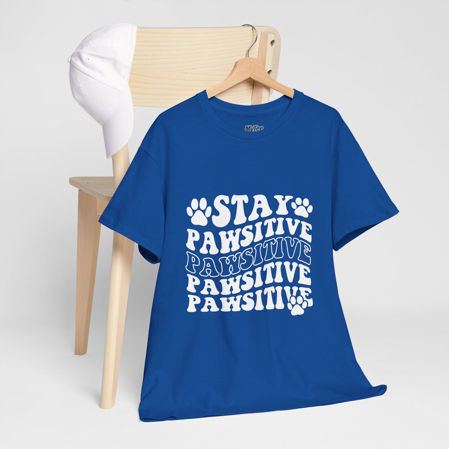 Stay Pawsitive Unisex T-Shirt For Animal Lovers