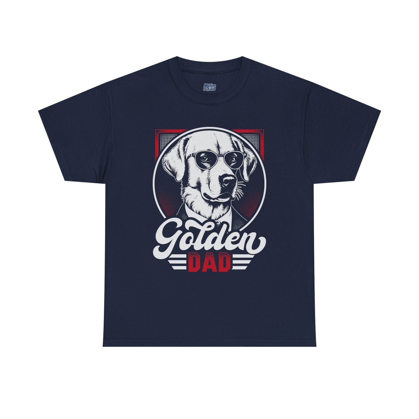 Golden Dad, Golden Retriever T-Shirt | Best For Dog Dad