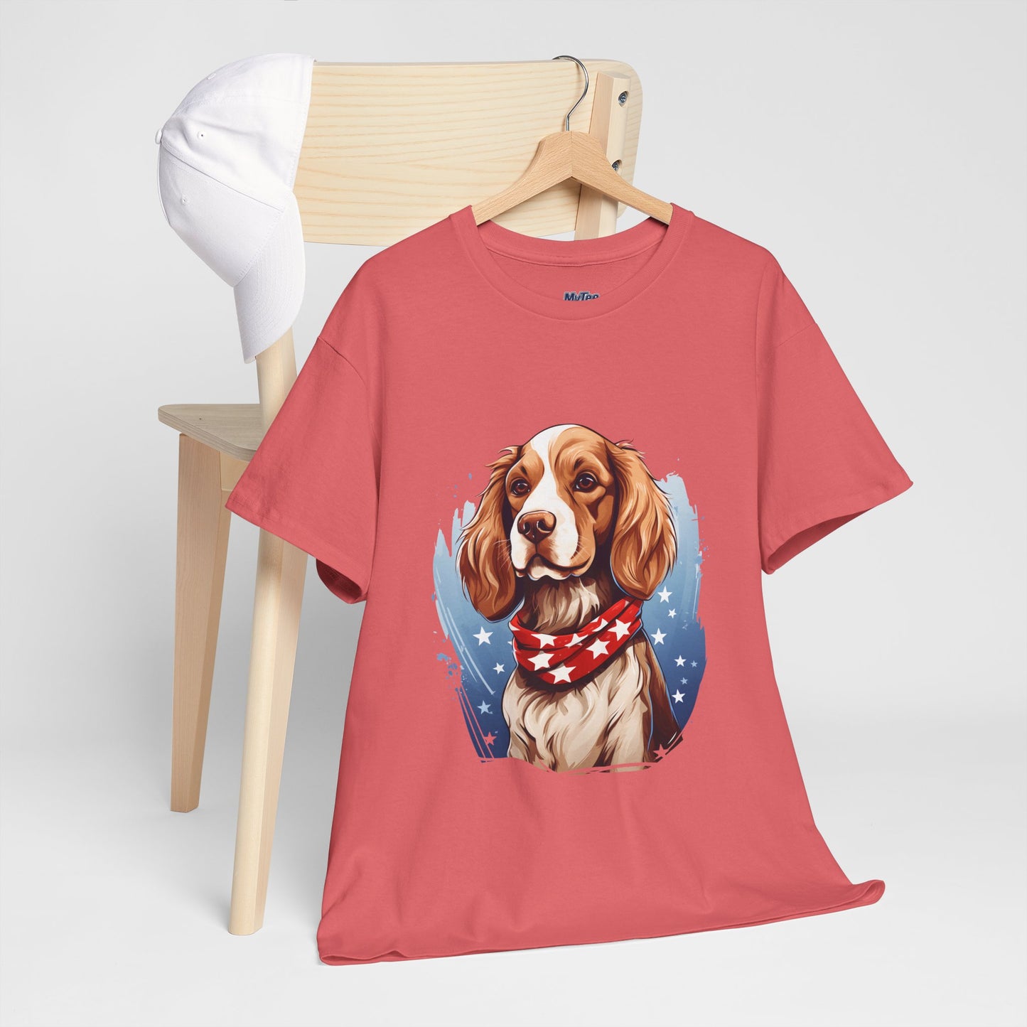Patriotic Cocker Spaniel Unisex T-Shirt