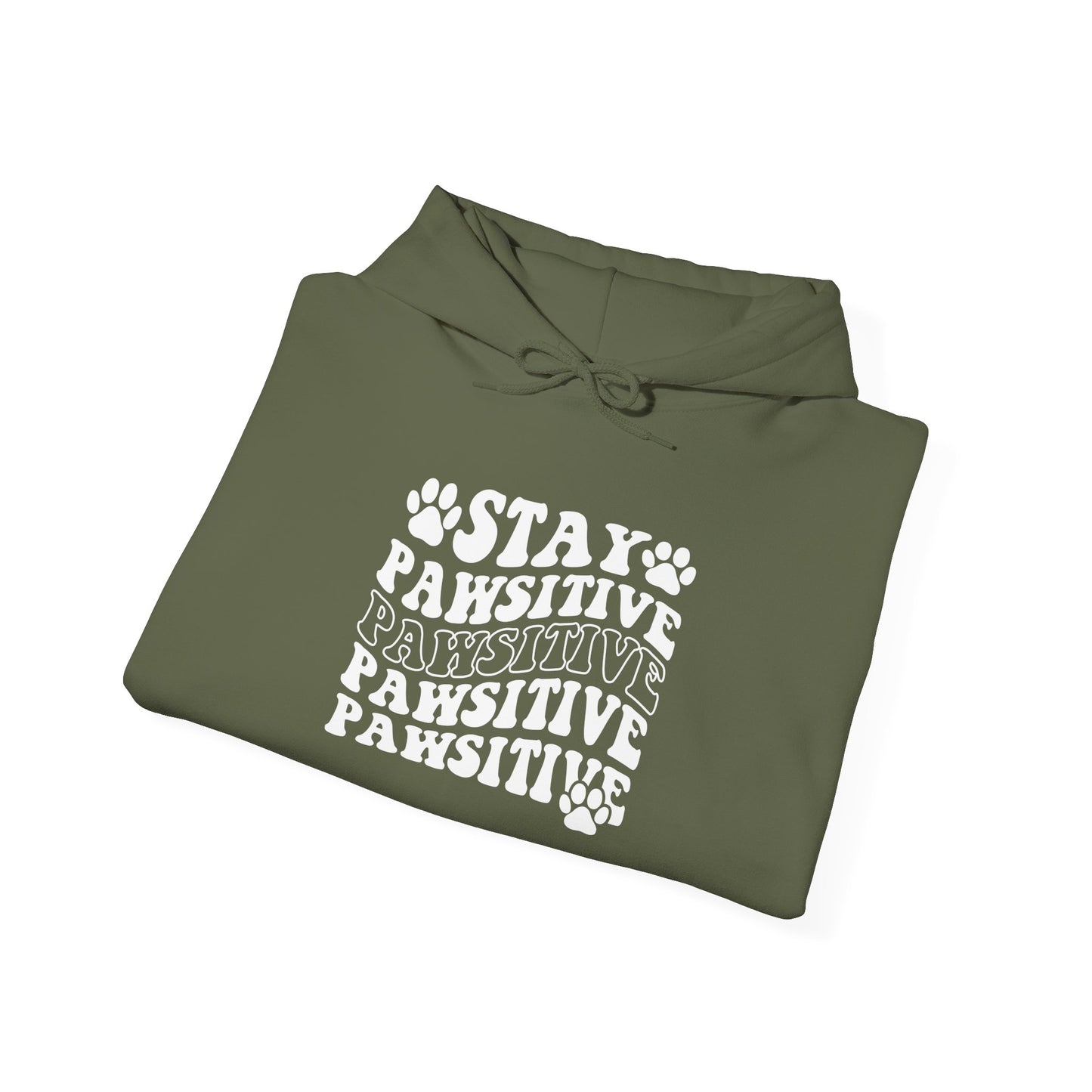 Stay Pawsitive Unisex Hoodie | Perfect for Celebrations & Holidays