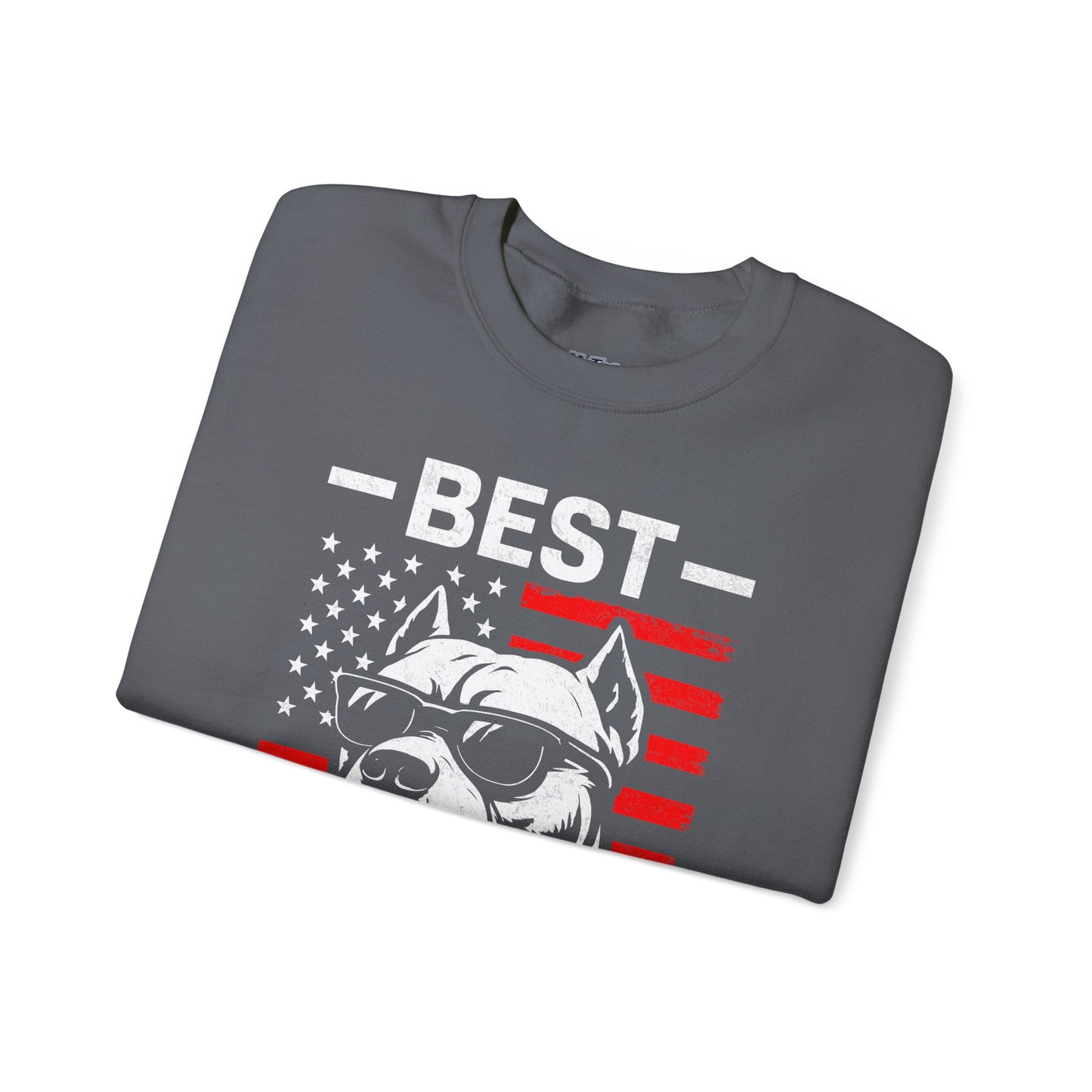 Best Pitbull Dad Ever SweatShirt For Proud Dog Father