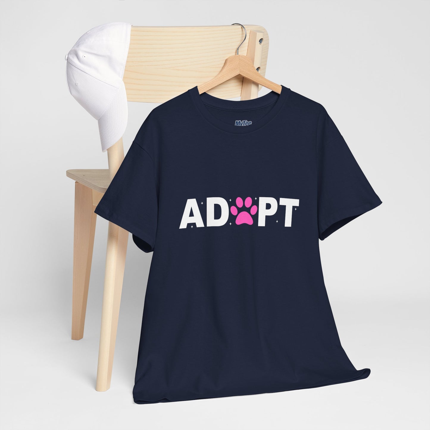 Adopt Unisex T-Shirt – Love In Every Paw Print