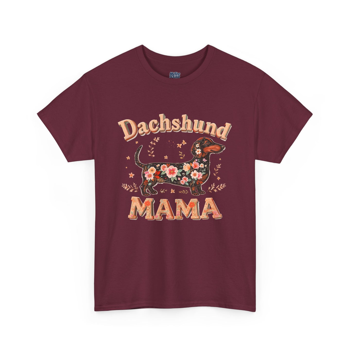 Dachshund Mama T-Shirt – Cute Floral Pup Lover Tee
