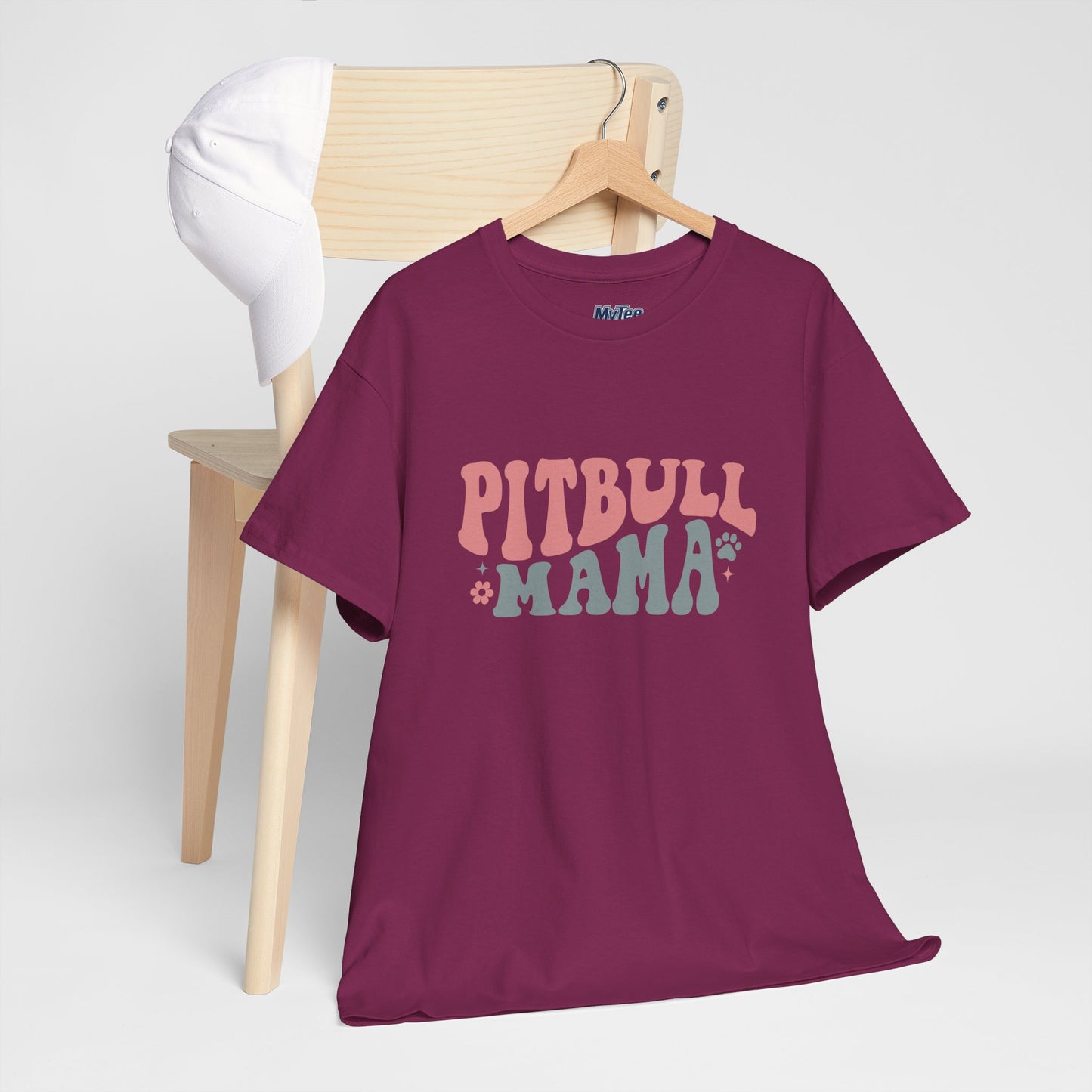 Pitbull Mama Tee – Cute Casual Shirt for Dog Moms & Pet Lovers